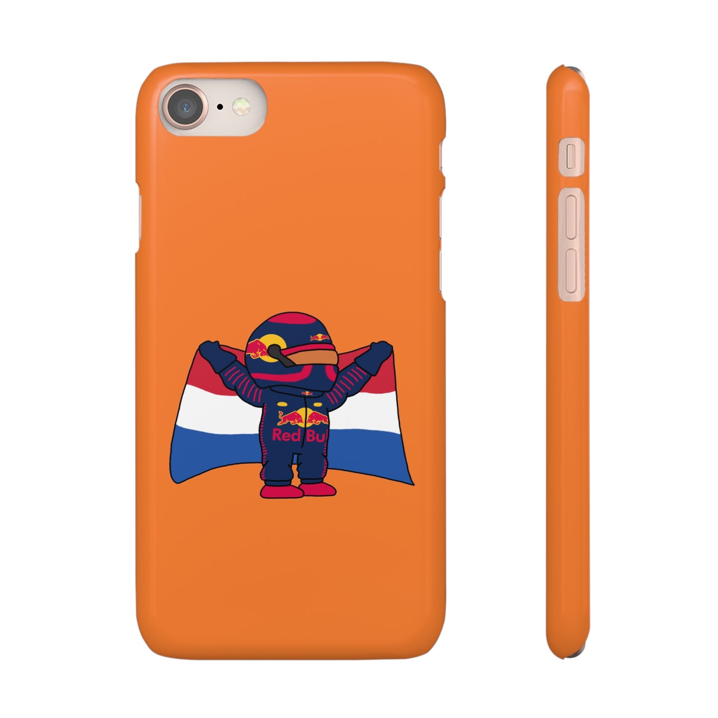 NeVerStappen Red Bull Formula 1 F1 Max Verstappen Snap Case iPhone 8 Glossy Mobile Phone Cases F1 Max Verstappen Red Bull Printify