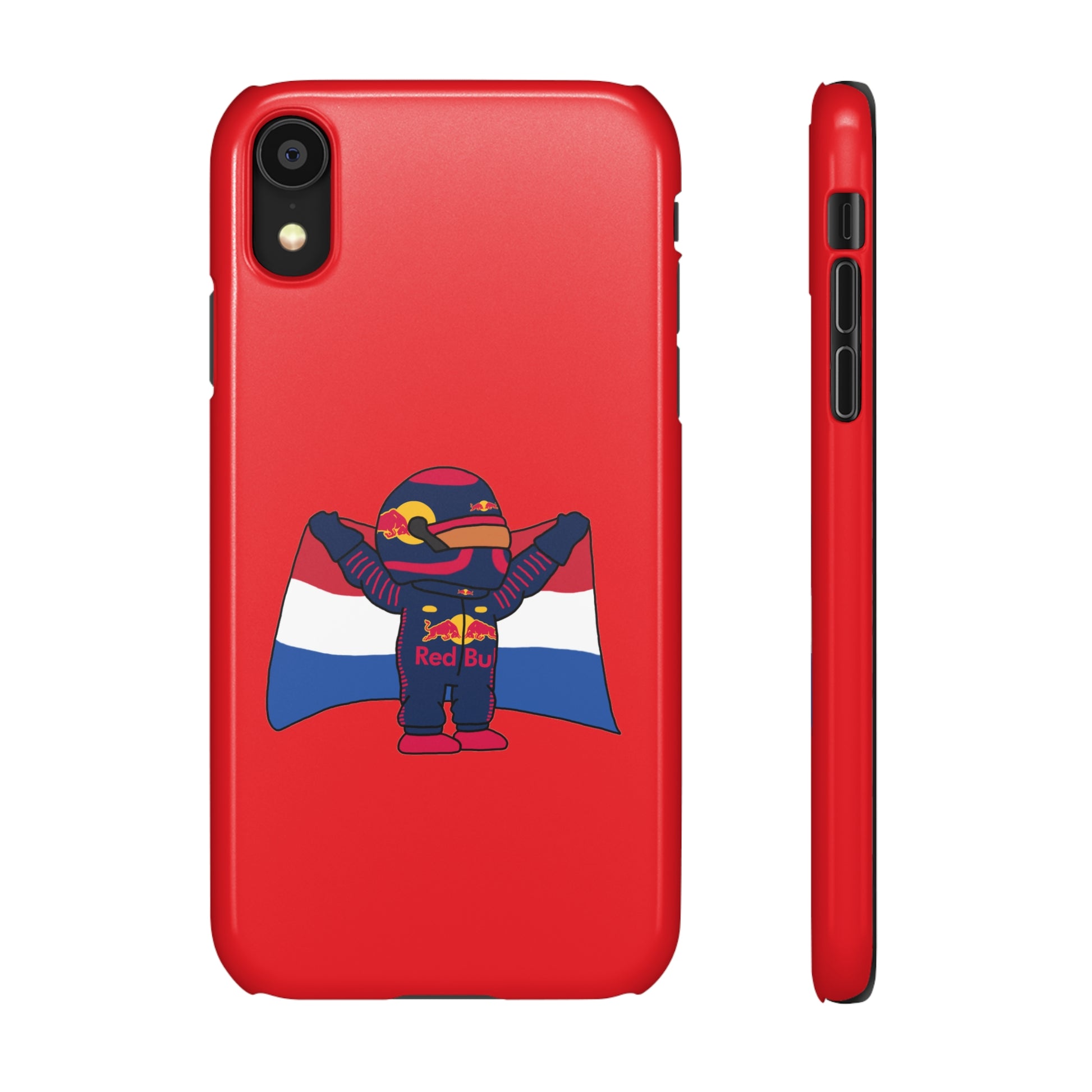 NeVerStappen Red Bull Formula 1 F1 Max Verstappen Snap Case iPhone XR Glossy Mobile Phone Cases F1 Max Verstappen Red Bull Printify