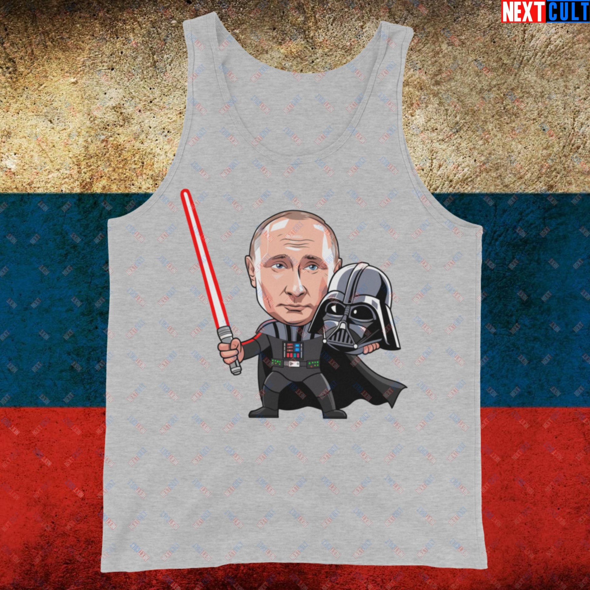 Anti Vladimir Putin Darth Vader Tank Top Athletic Heather Tank Tops Politics Vladimir Putin Next Cult Brand