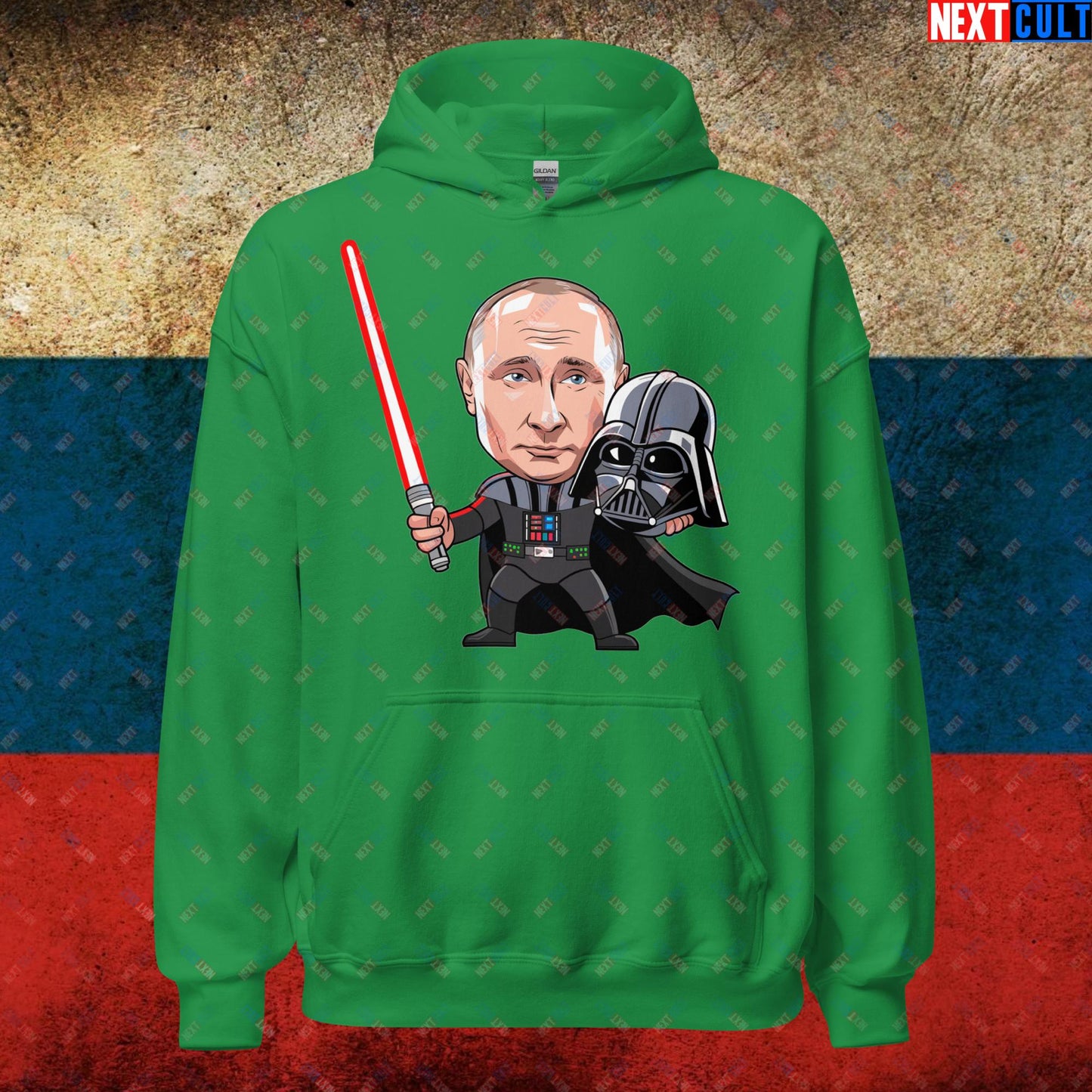 Anti Vladimir Putin Darth Vader Unisex Hoodie Irish Green Hoodies Politics Vladimir Putin Next Cult Brand