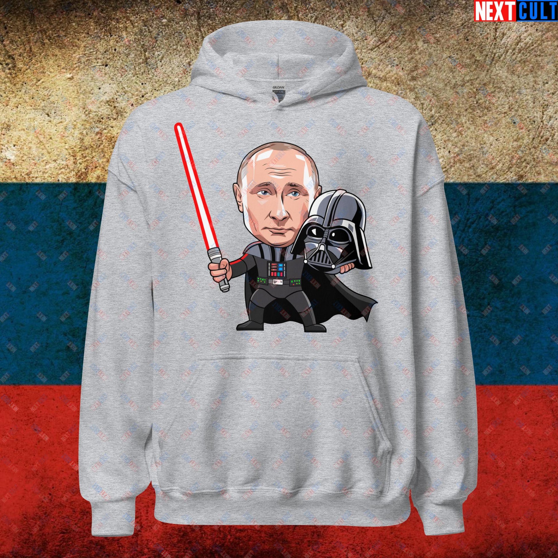 Anti Vladimir Putin Darth Vader Unisex Hoodie Sport Grey Hoodies Politics Vladimir Putin Next Cult Brand