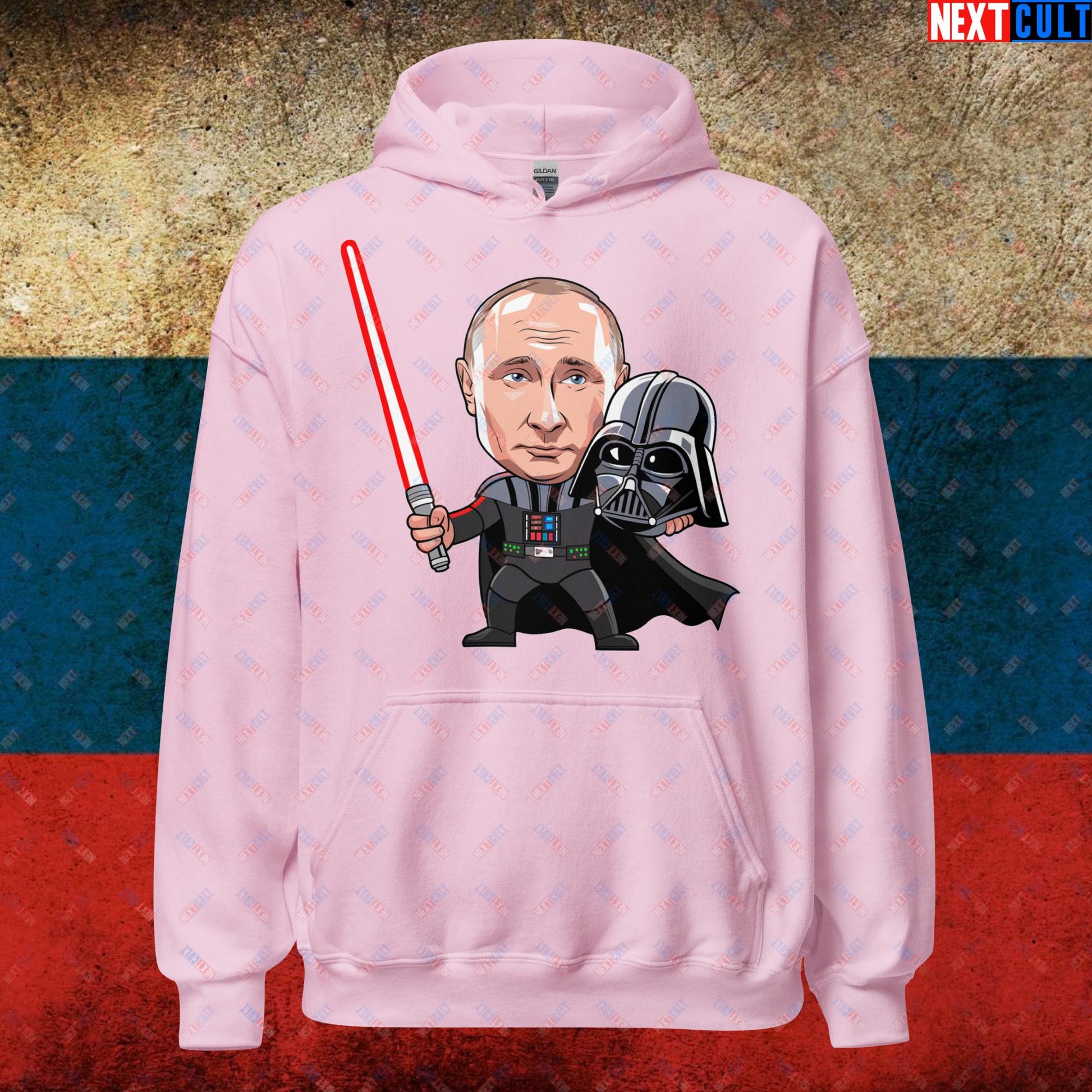 Anti Vladimir Putin Darth Vader Unisex Hoodie Light Pink Hoodies Politics Vladimir Putin Next Cult Brand