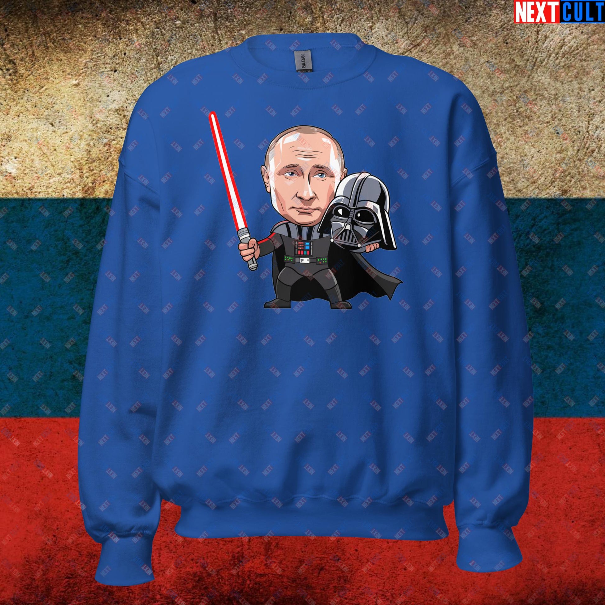 Anti Vladimir Putin Darth Vader Unisex Sweatshirt Royal Sweatshirts Politics Vladimir Putin Next Cult Brand