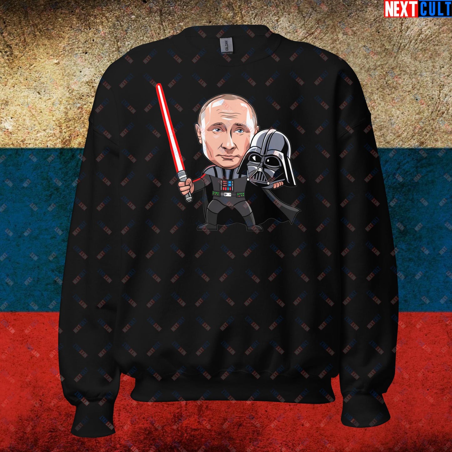 Anti Vladimir Putin Darth Vader Unisex Sweatshirt Black Sweatshirts Politics Vladimir Putin Next Cult Brand