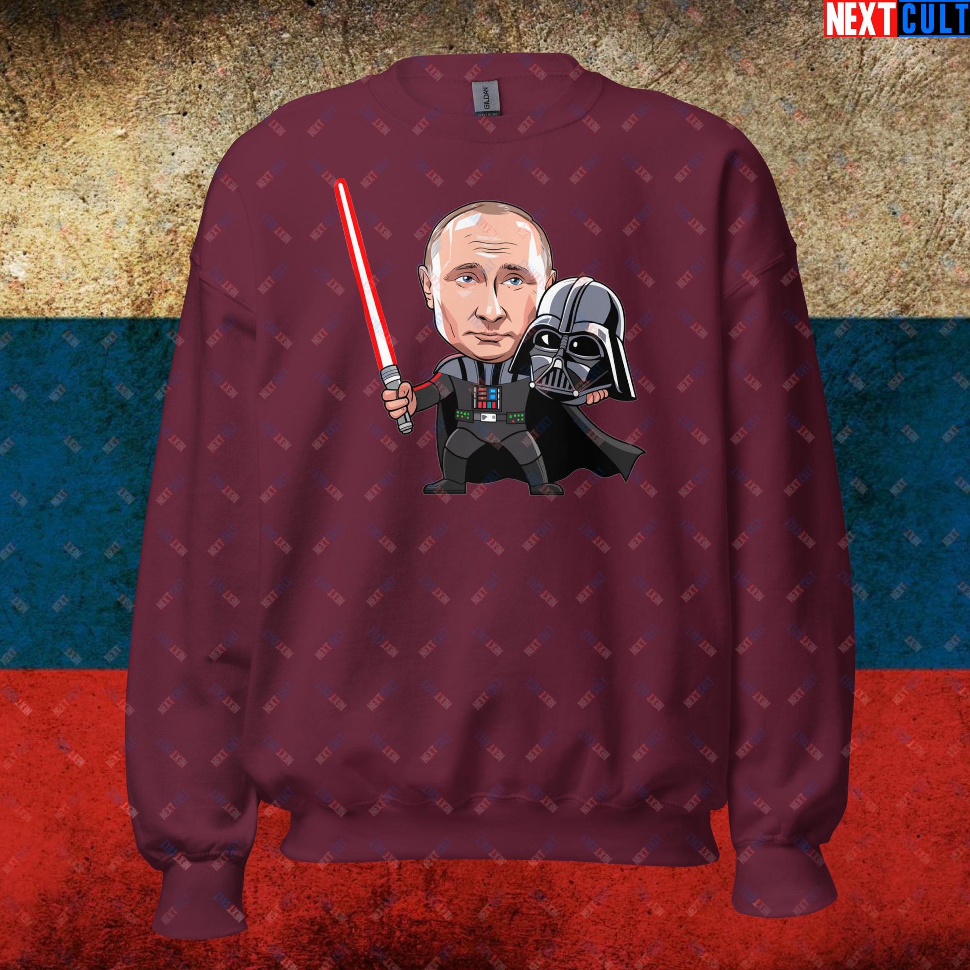 Anti Vladimir Putin Darth Vader Unisex Sweatshirt Next Cult Brand