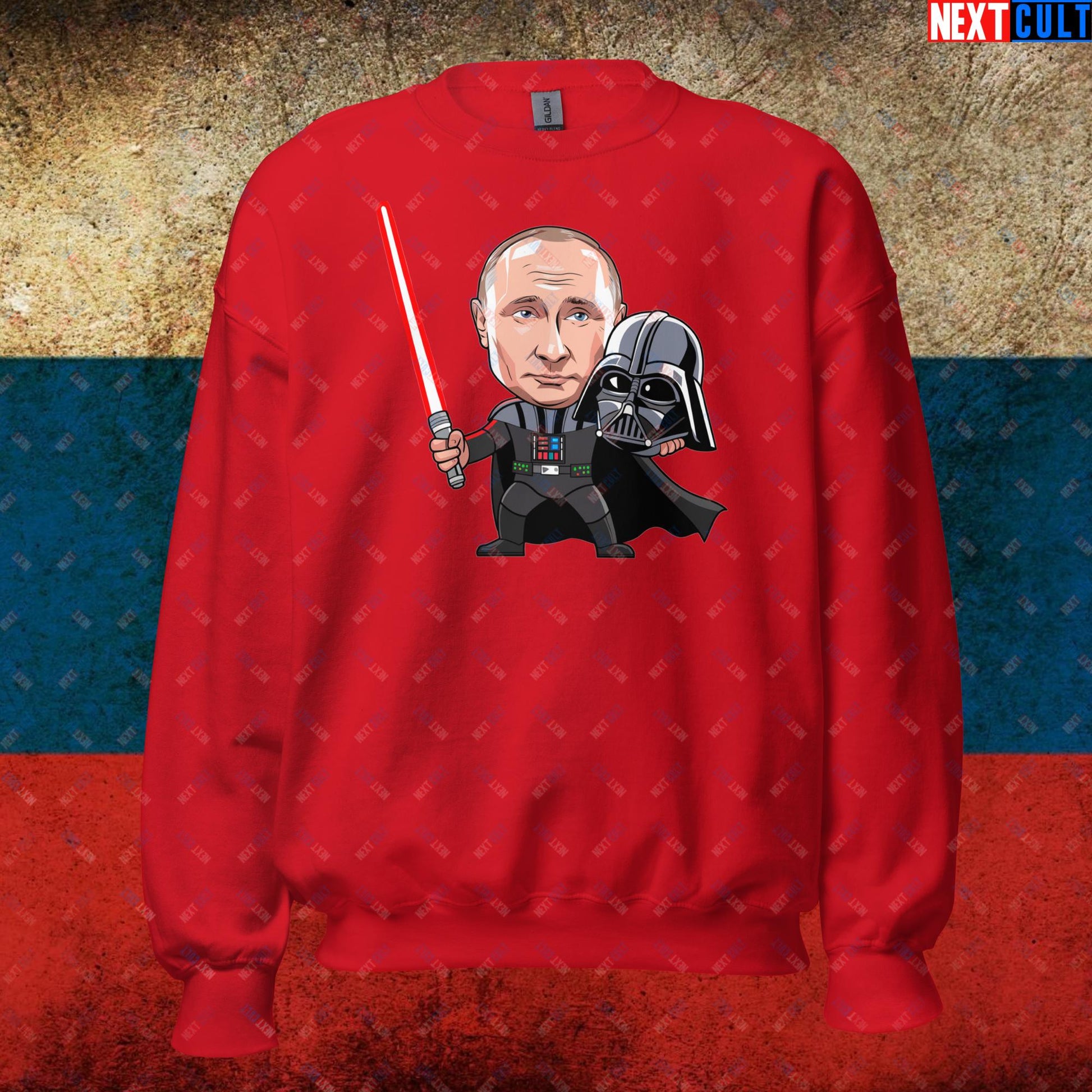 Anti Vladimir Putin Darth Vader Unisex Sweatshirt Red Sweatshirts Politics Vladimir Putin Next Cult Brand