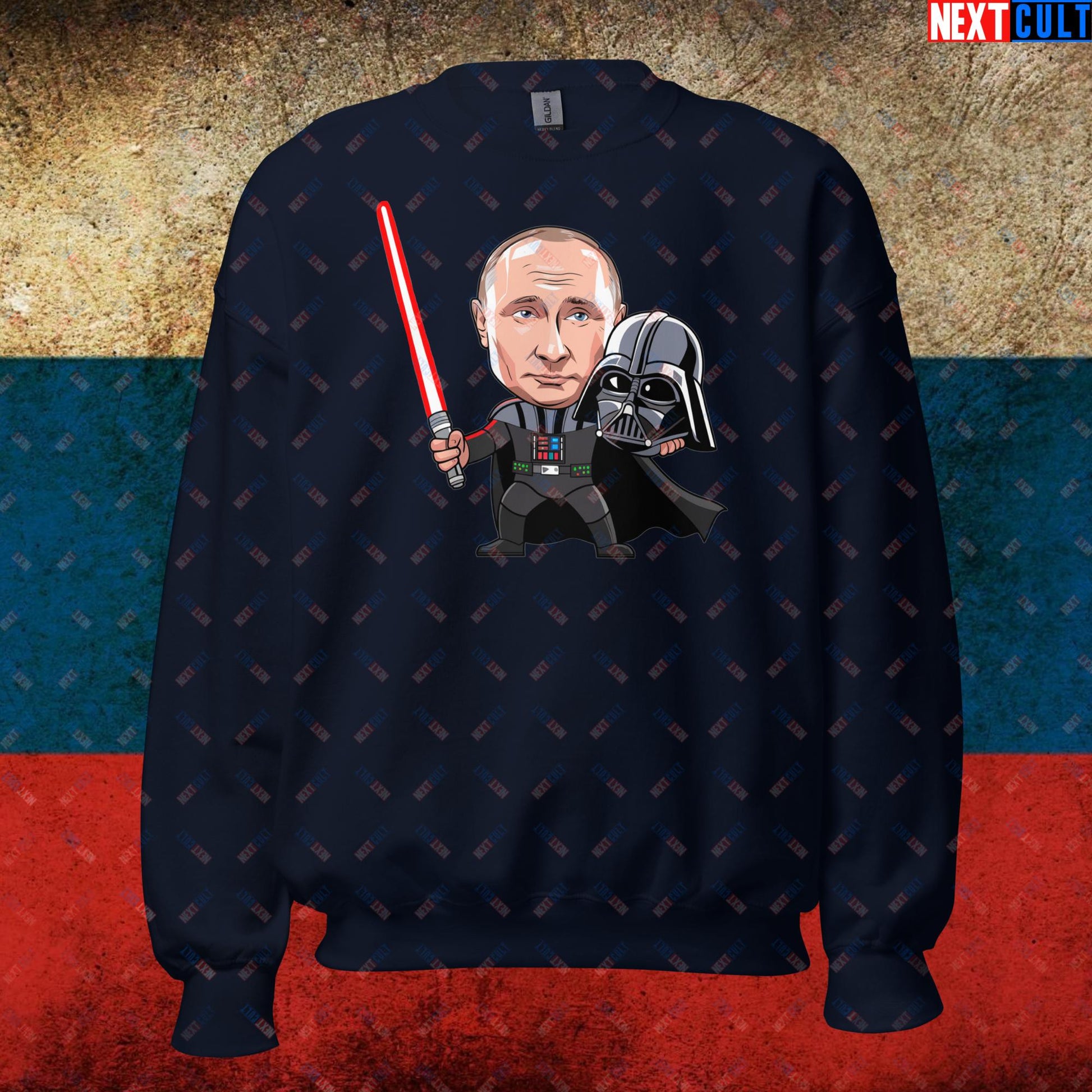 Anti Vladimir Putin Darth Vader Unisex Sweatshirt Next Cult Brand