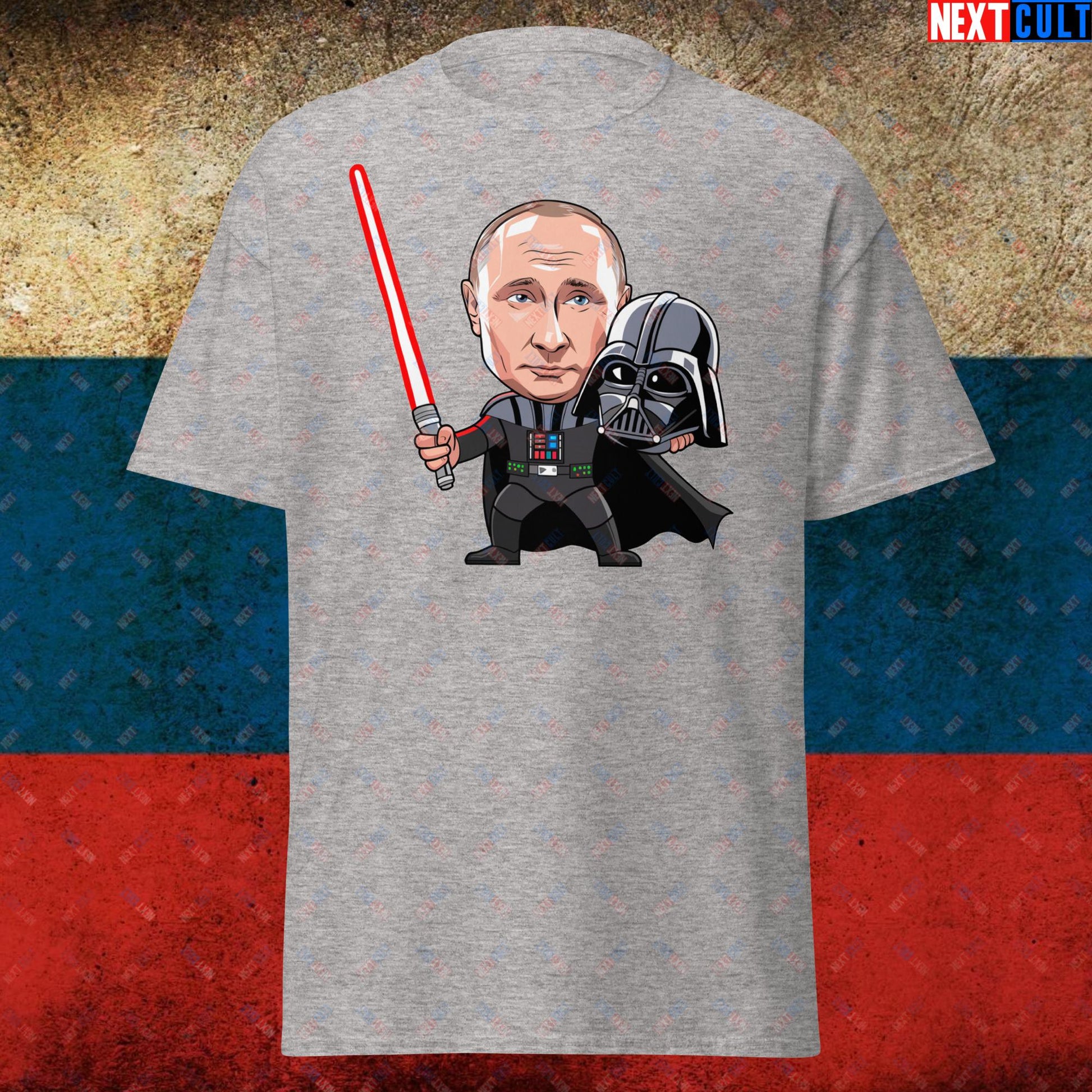 Anti Vladimir Putin Darth Vader Unisex tee Sport Grey T-shirts Politics Vladimir Putin Next Cult Brand