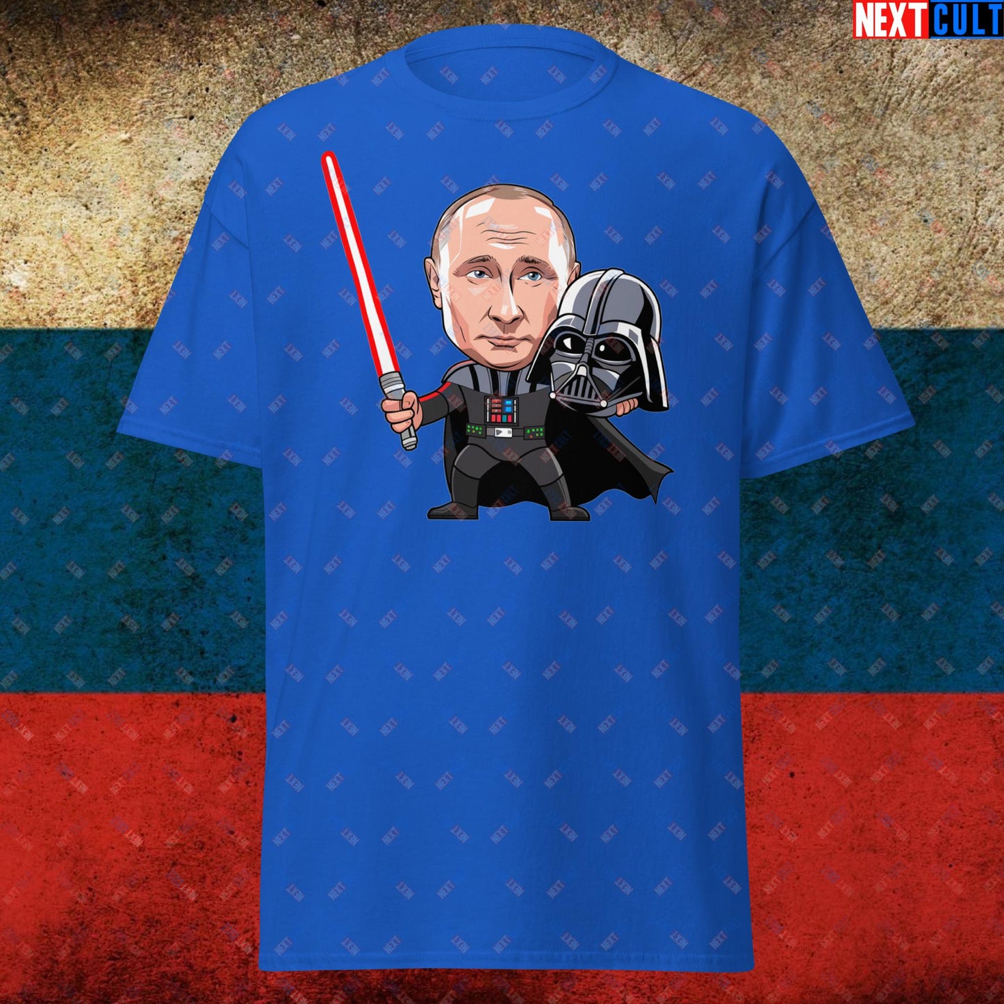 Anti Vladimir Putin Darth Vader Unisex tee Royal T-shirts Politics Vladimir Putin Next Cult Brand