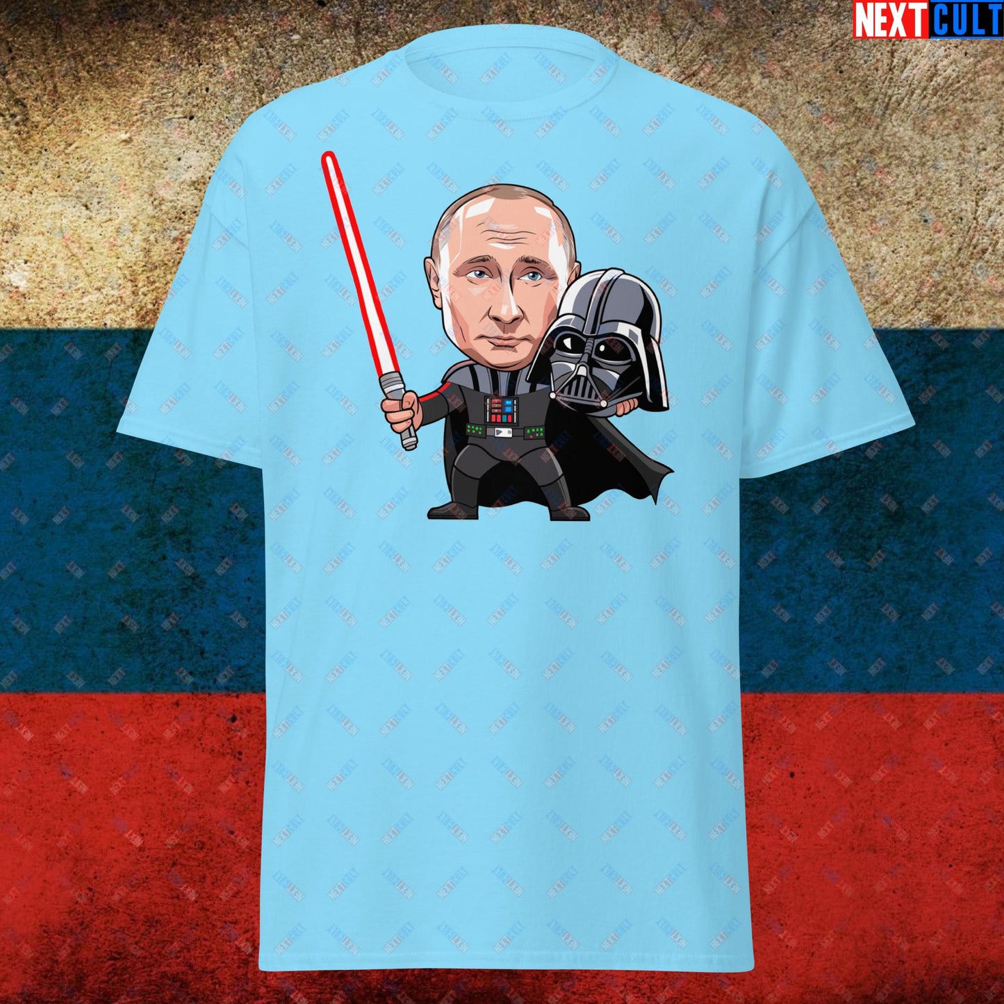 Anti Vladimir Putin Darth Vader Unisex tee Sky T-shirts Politics Vladimir Putin Next Cult Brand