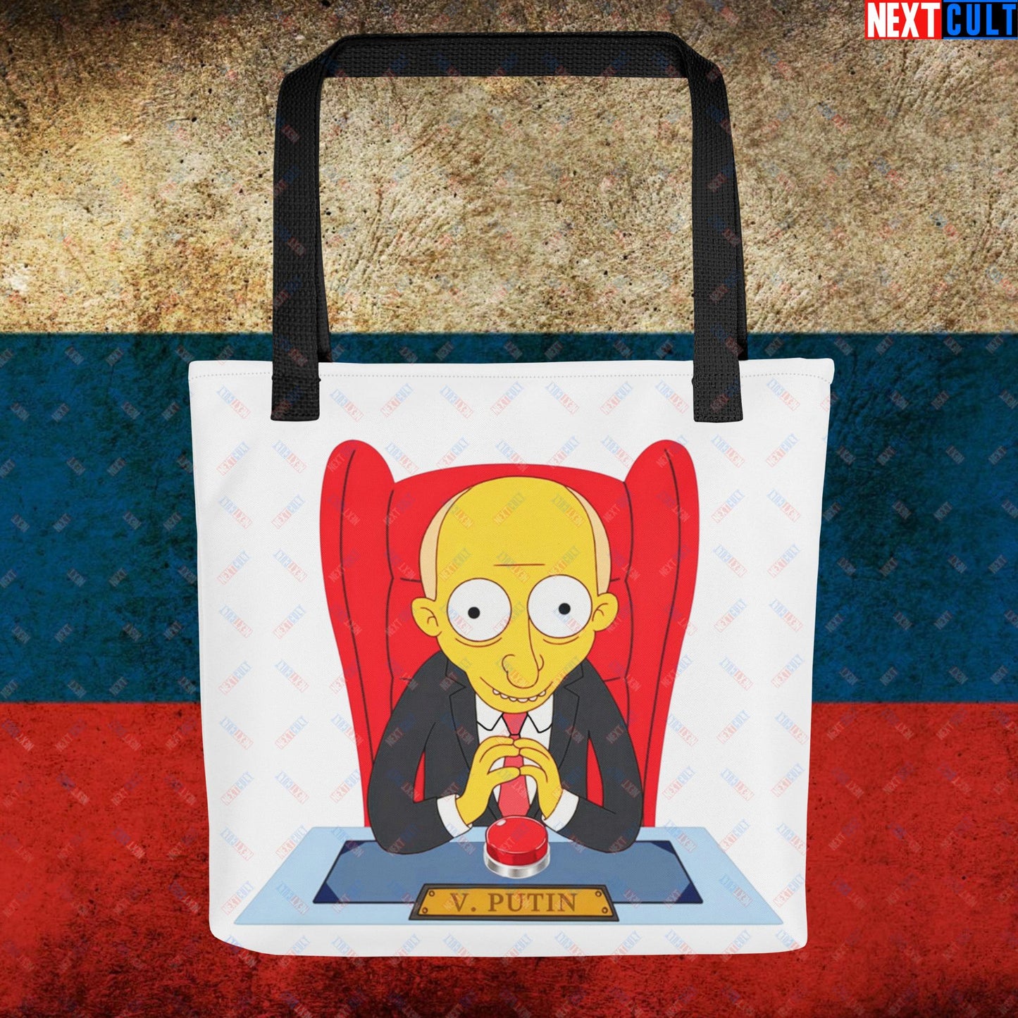 Anti Vladimir Putin Funny Mr. Burns Simpsons Tote bag Next Cult Brand