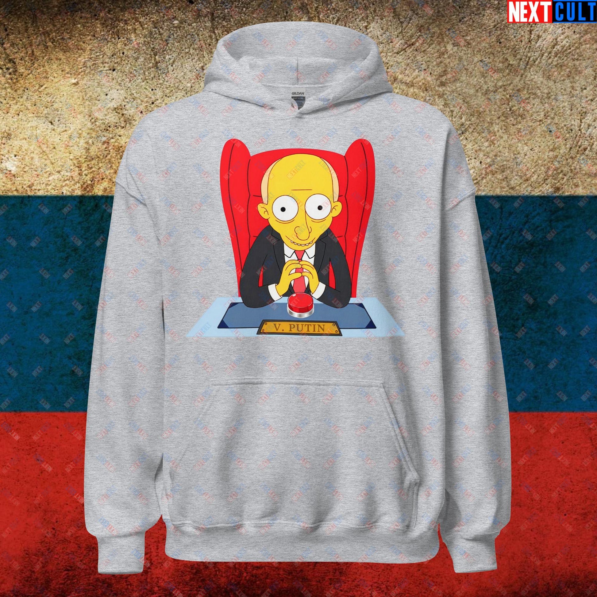 Anti Vladimir Putin Funny Mr. Burns Simpsons Unisex Hoodie Next Cult Brand