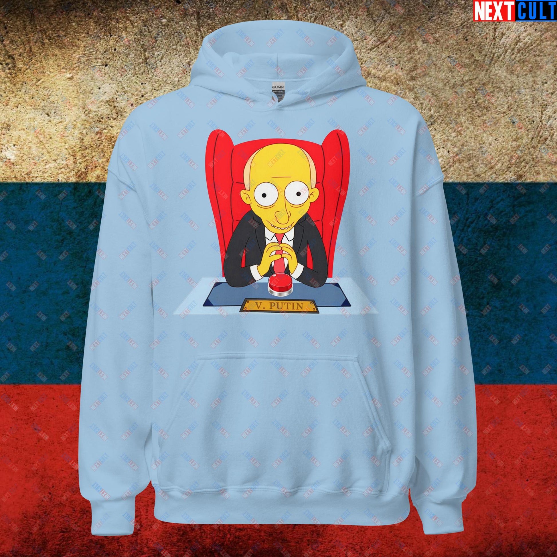 Anti Vladimir Putin Funny Mr. Burns Simpsons Unisex Hoodie Next Cult Brand