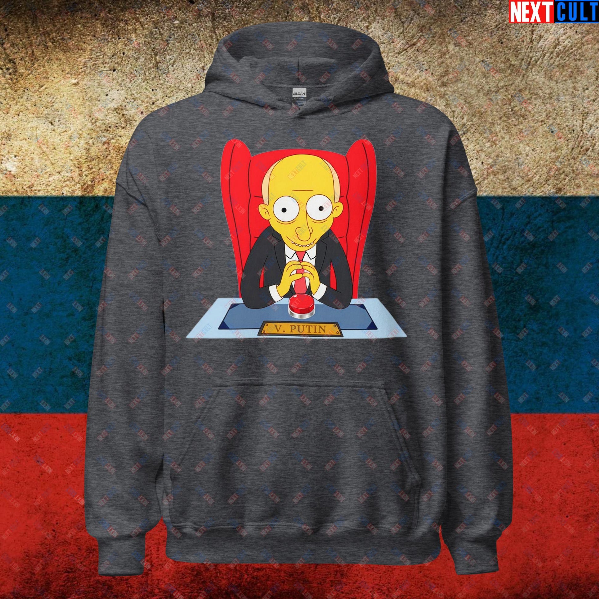 Anti Vladimir Putin Funny Mr. Burns Simpsons Unisex Hoodie Next Cult Brand