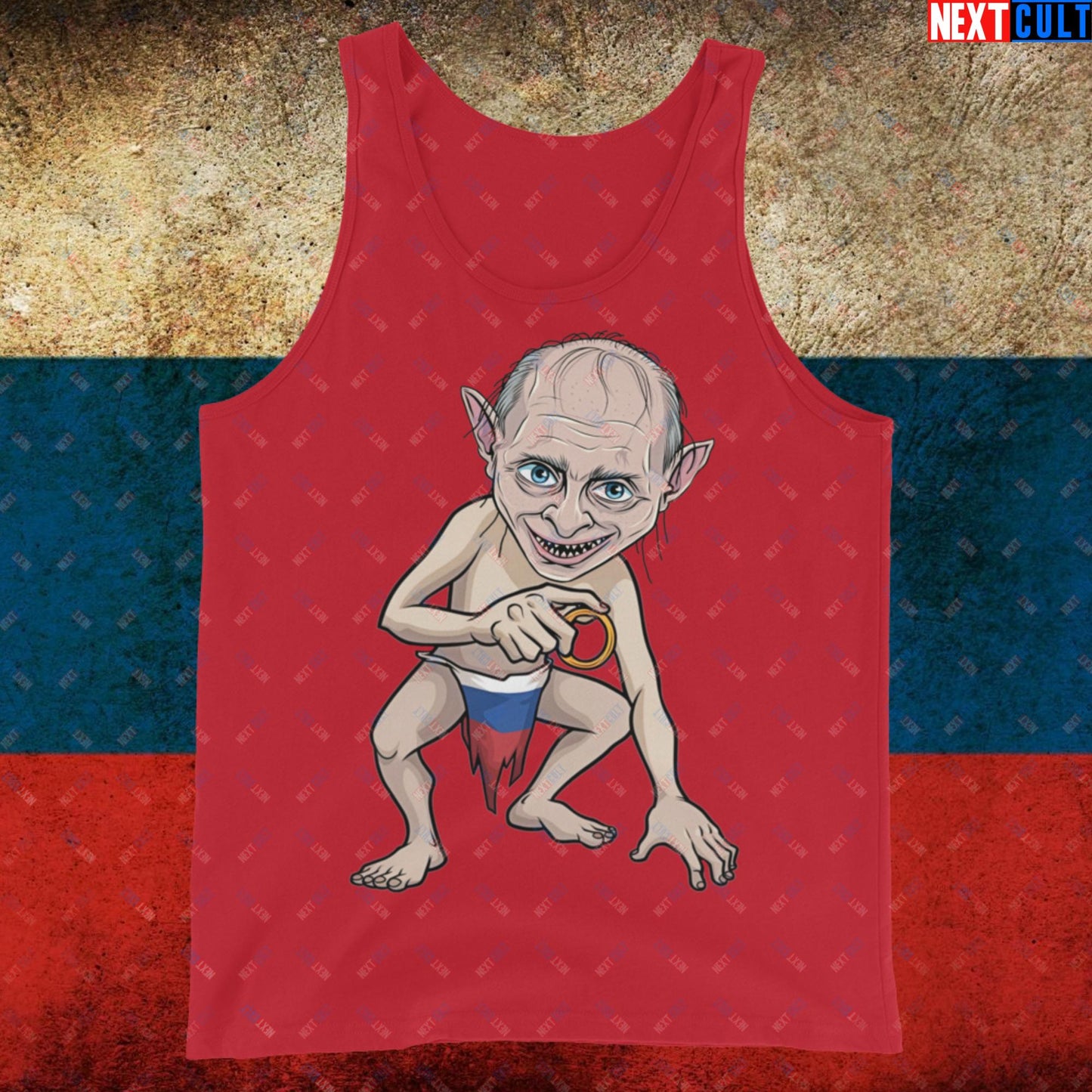 Anti Vladimir Putin Gollum Funny Tank Top Next Cult Brand