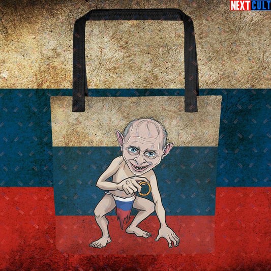 Anti Vladimir Putin Gollum Funny Tote bag Next Cult Brand