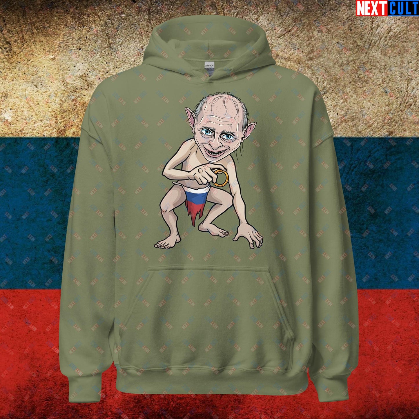 Anti Vladimir Putin Gollum Funny Unisex Hoodie Next Cult Brand