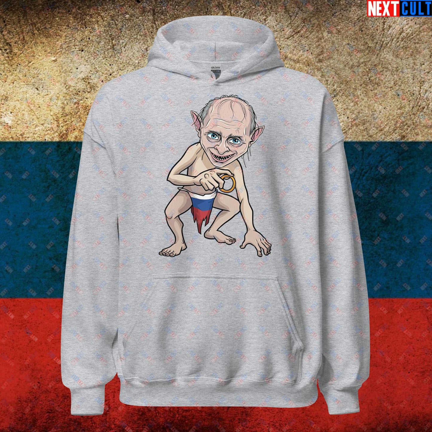 Anti Vladimir Putin Gollum Funny Unisex Hoodie Next Cult Brand