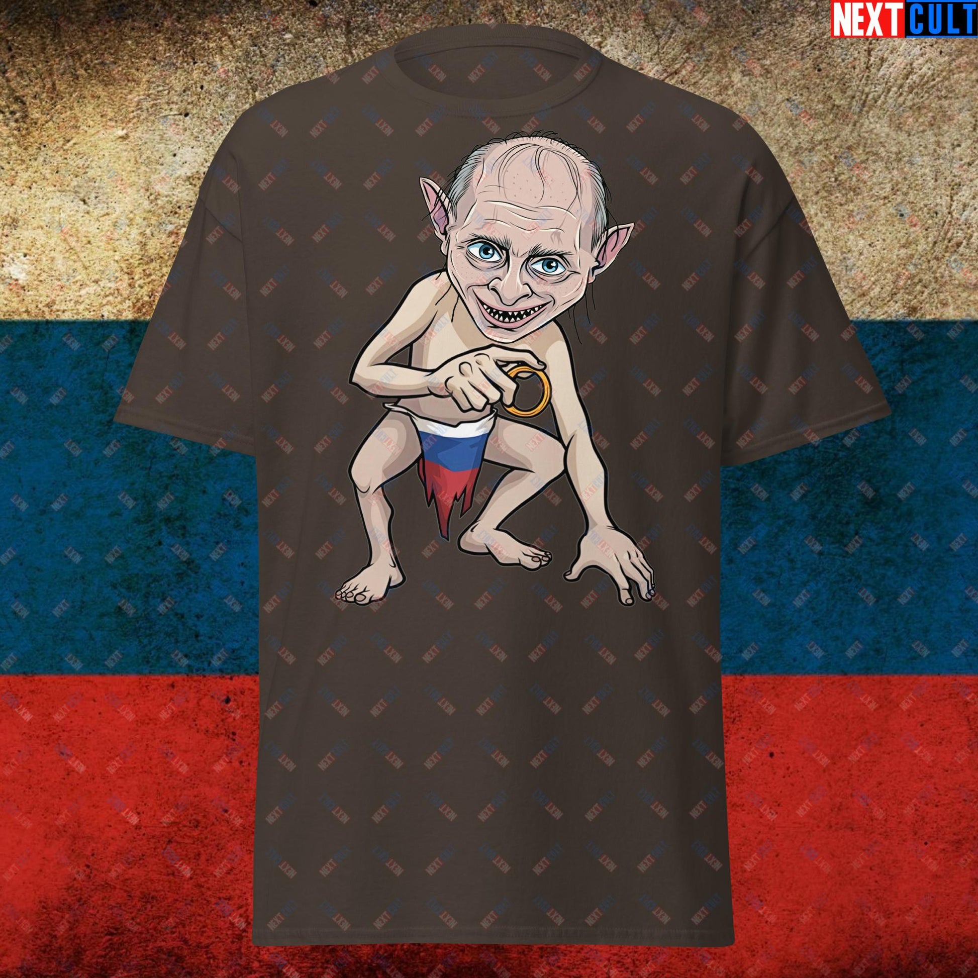 Anti Vladimir Putin Gollum Funny Unisex T-shirt Next Cult Brand