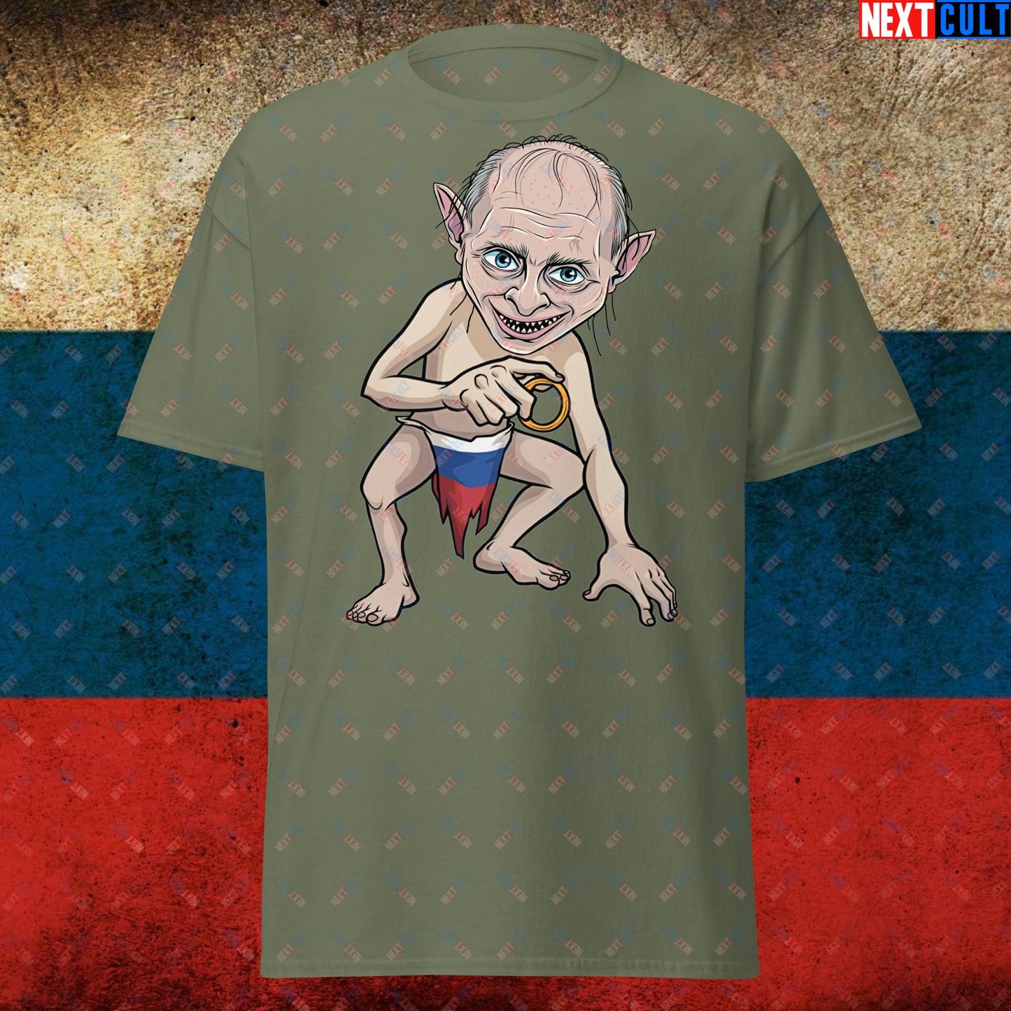 Anti Vladimir Putin Gollum Funny Unisex T-shirt Next Cult Brand