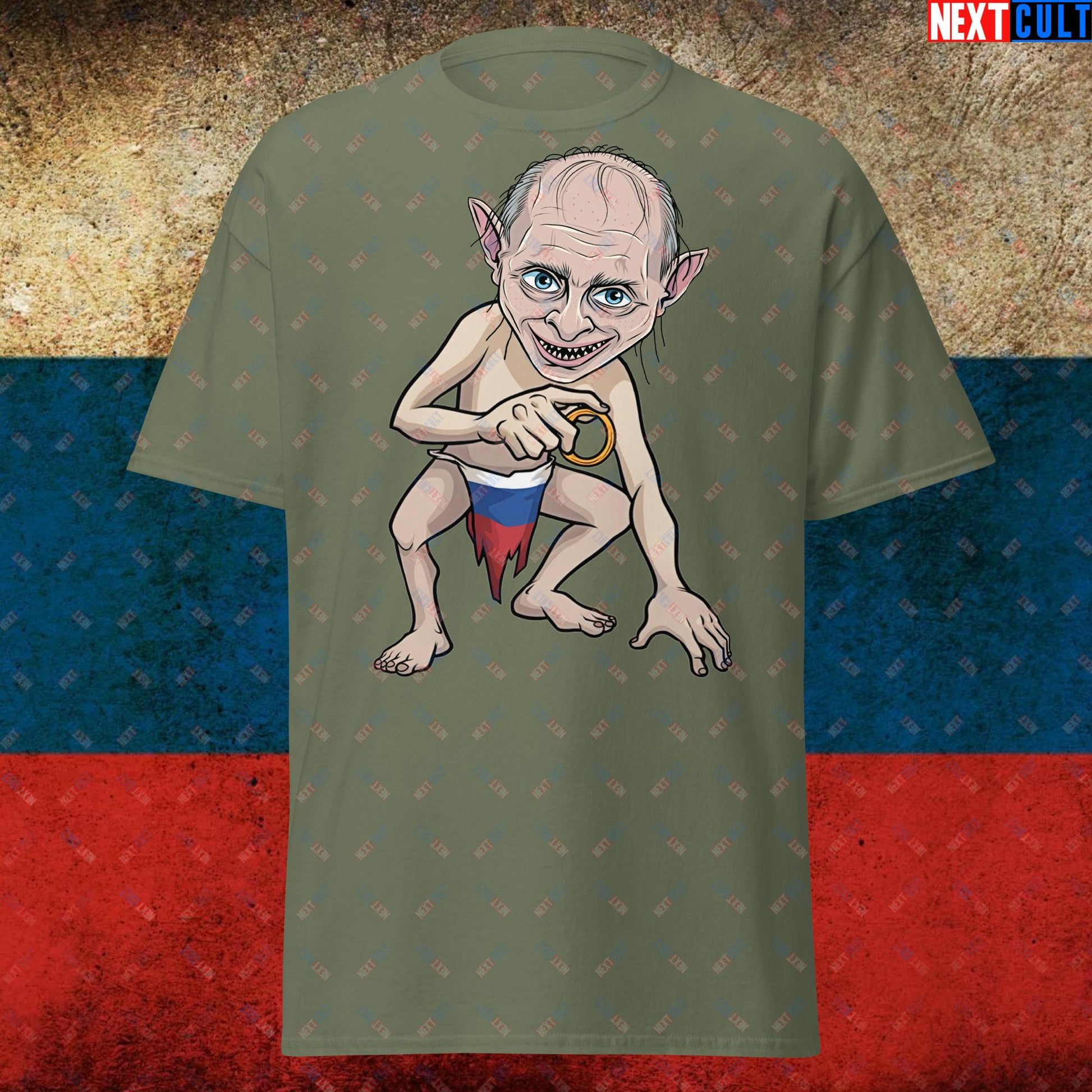 Anti Vladimir Putin Gollum Funny Unisex T-shirt Next Cult Brand