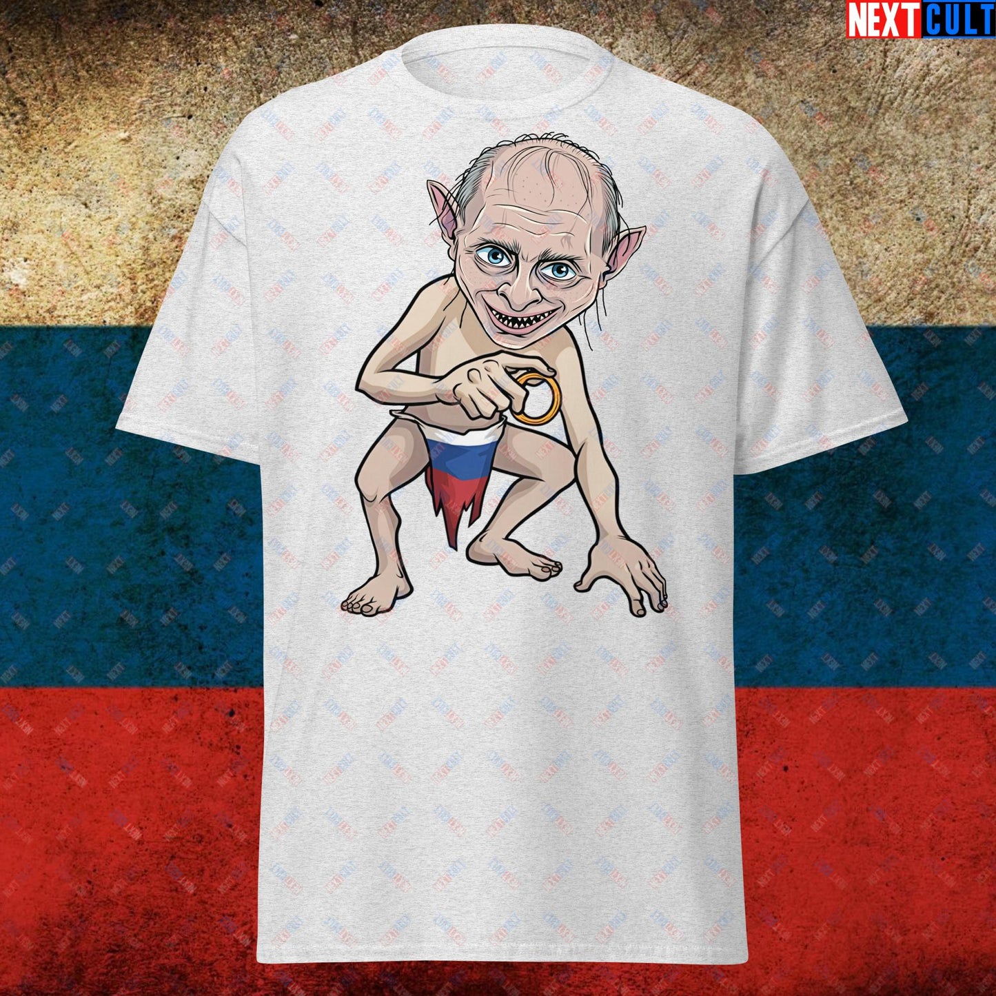 Anti Vladimir Putin Gollum Funny Unisex T-shirt Next Cult Brand