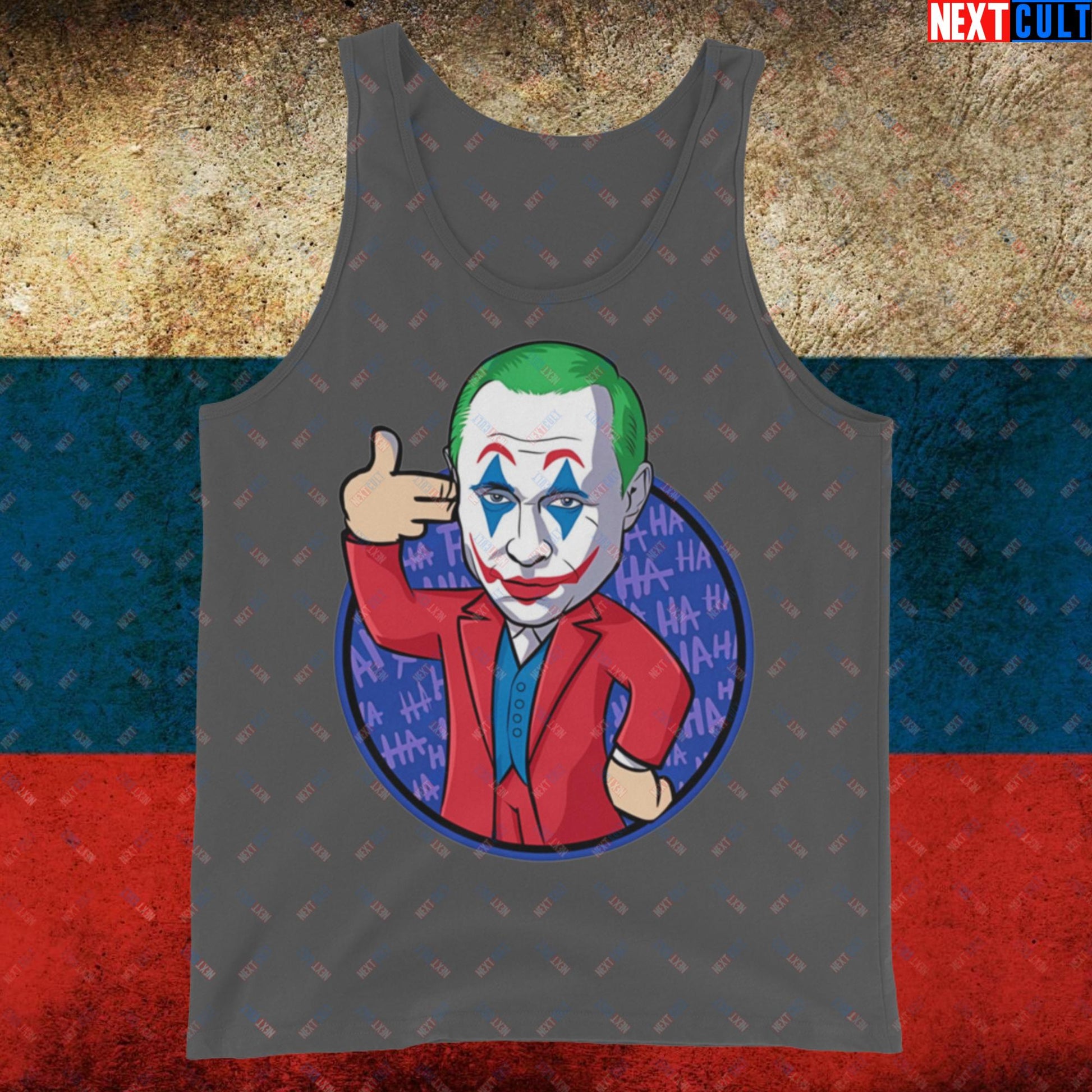 Anti Vladimir Putin Joker Tank Top Asphalt Tank Tops Politics Vladimir Putin Next Cult Brand