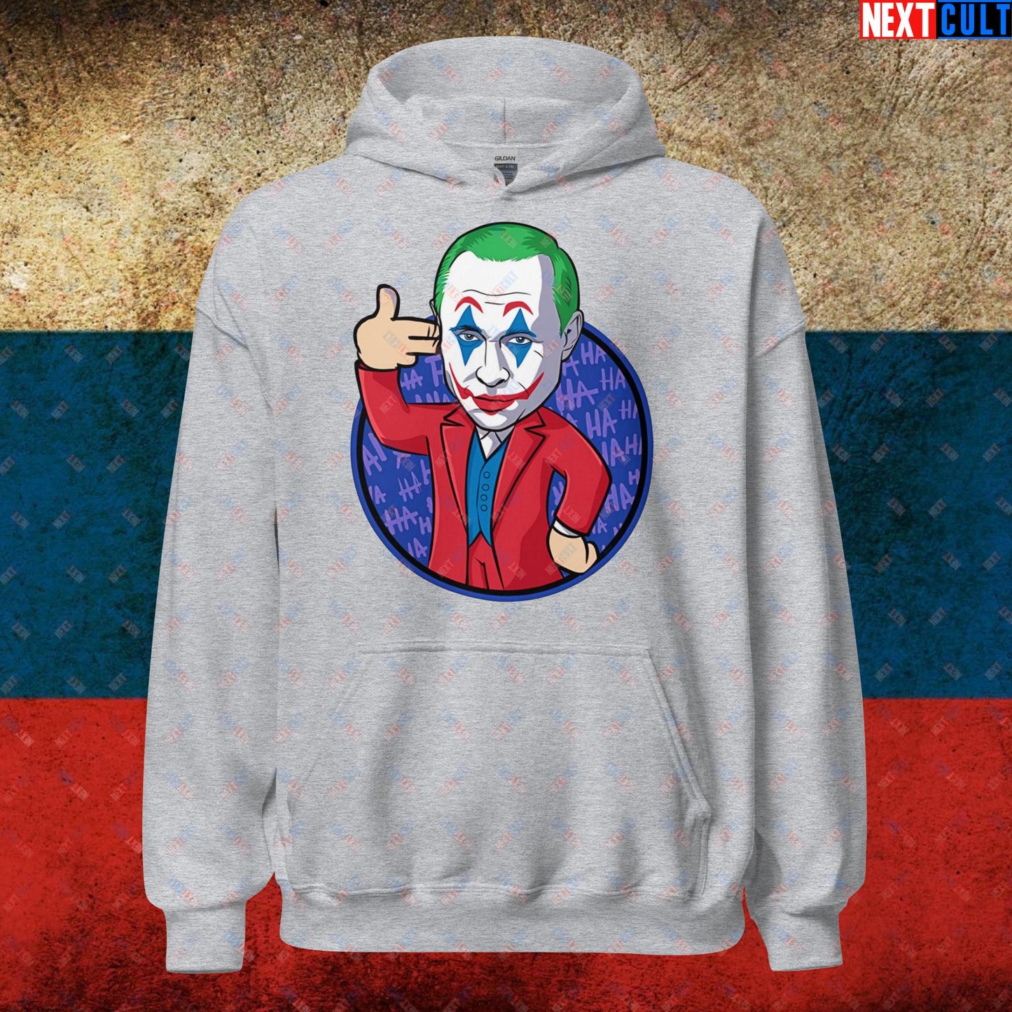 Anti Vladimir Putin Joker Unisex Hoodie Next Cult Brand