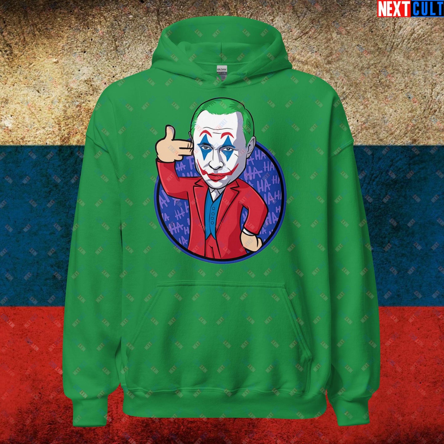 Anti Vladimir Putin Joker Unisex Hoodie Next Cult Brand