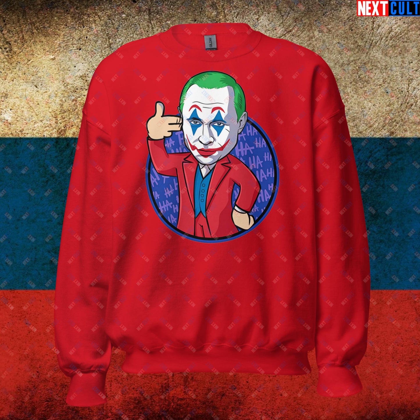 Anti Vladimir Putin Joker Unisex Sweatshirt Next Cult Brand