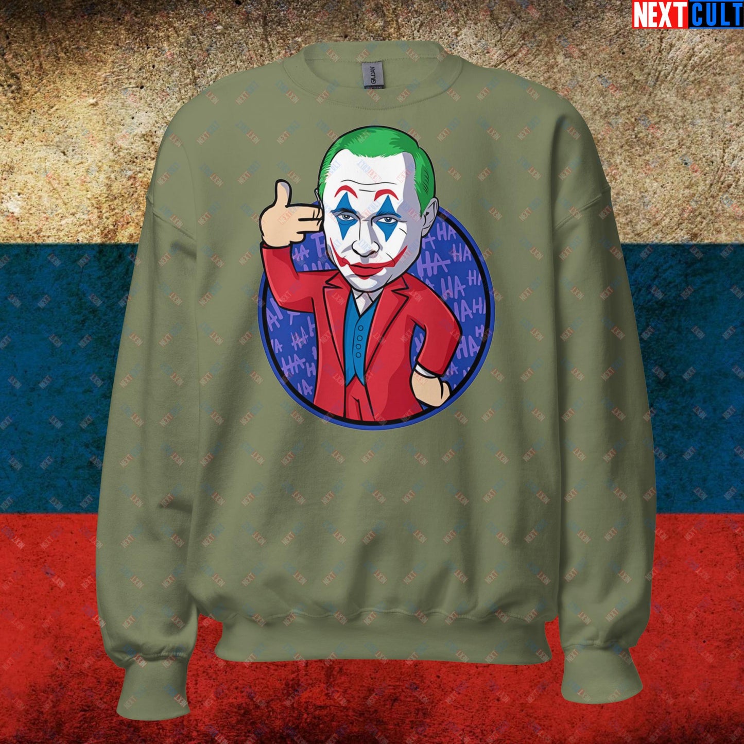 Anti Vladimir Putin Joker Unisex Sweatshirt Next Cult Brand