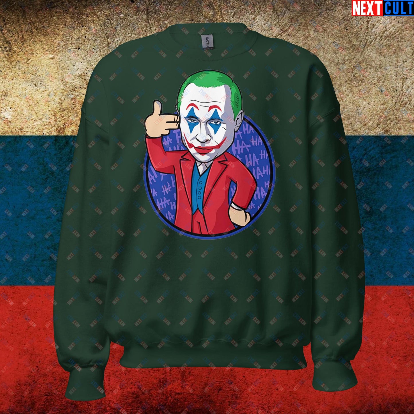 Anti Vladimir Putin Joker Unisex Sweatshirt Next Cult Brand