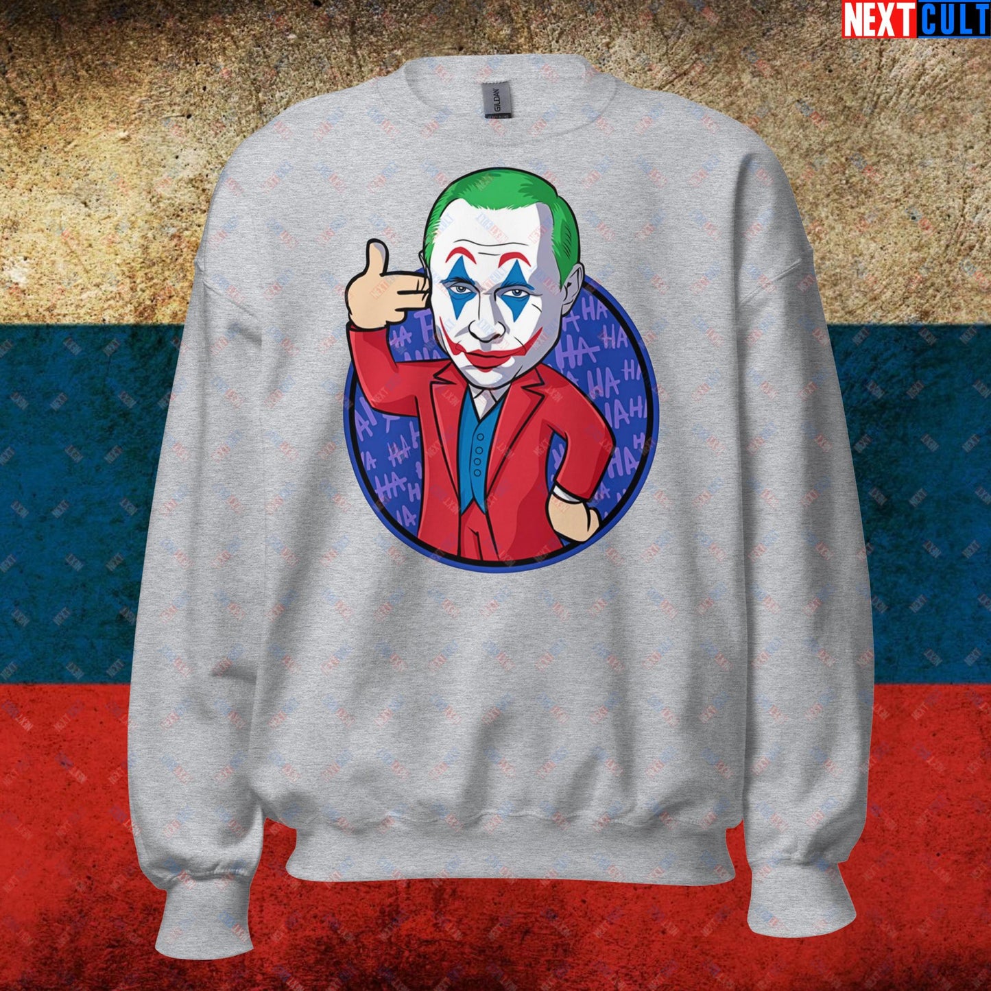 Anti Vladimir Putin Joker Unisex Sweatshirt Next Cult Brand