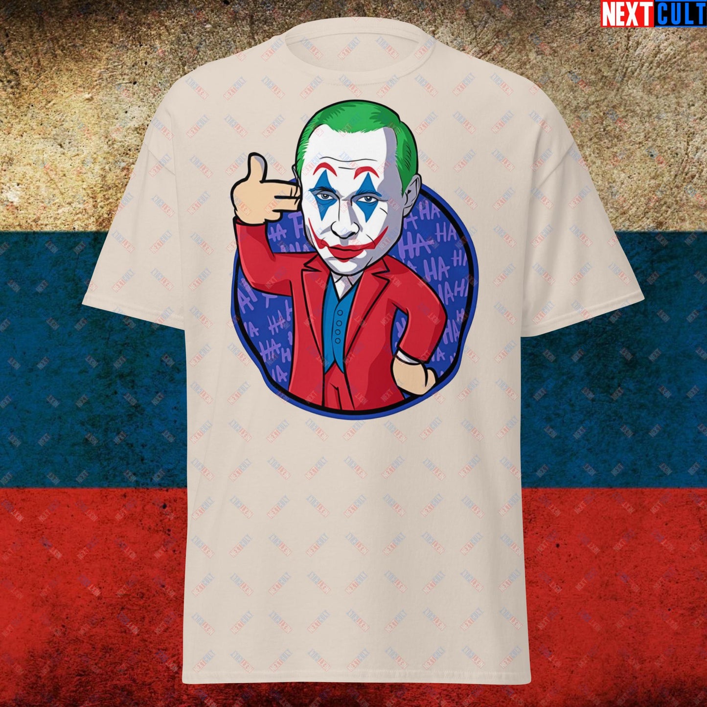 Anti Vladimir Putin Joker Unisex tee Next Cult Brand