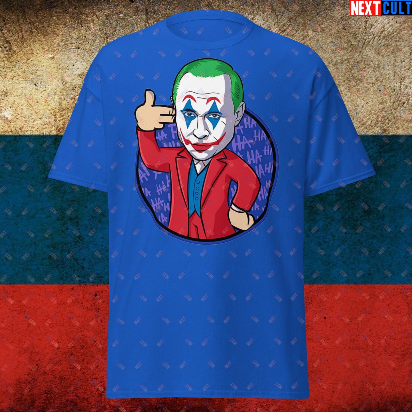 Anti Vladimir Putin Joker Unisex tee Next Cult Brand