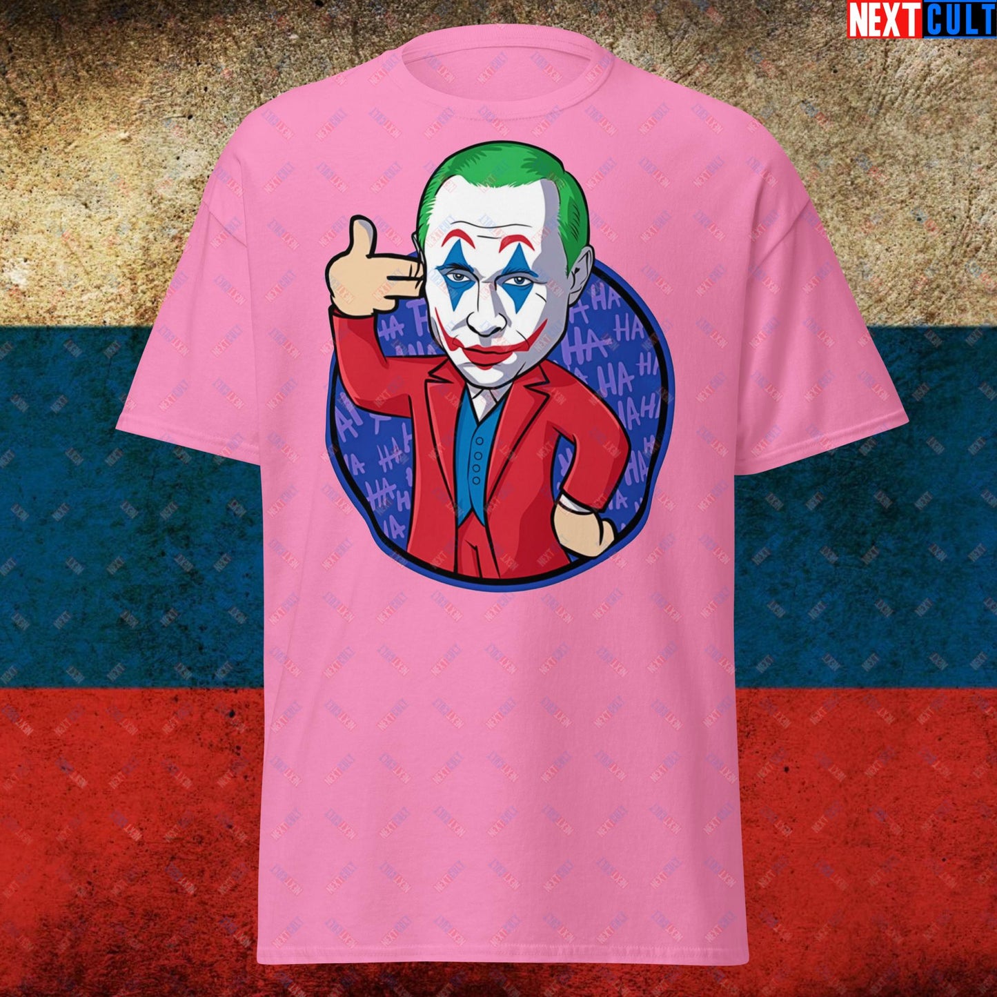 Anti Vladimir Putin Joker Unisex tee Azalea T-shirts Politics Vladimir Putin Next Cult Brand