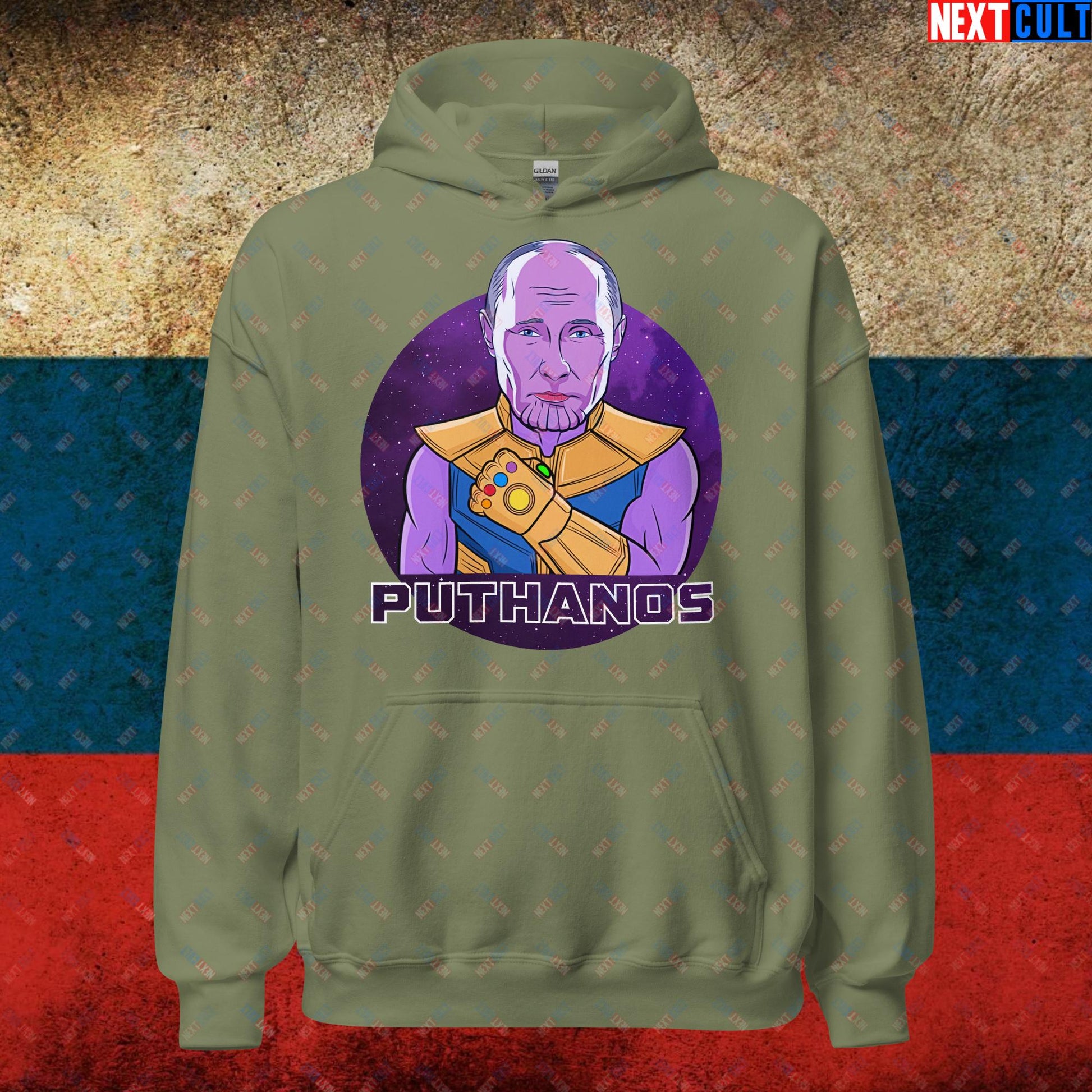 Anti Vladimir Putin Thanos Unisex Hoodie Next Cult Brand