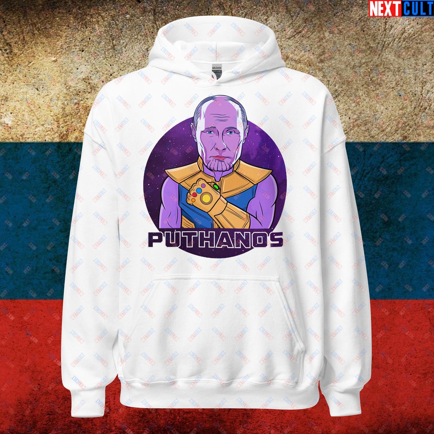 Anti Vladimir Putin Thanos Unisex Hoodie Next Cult Brand