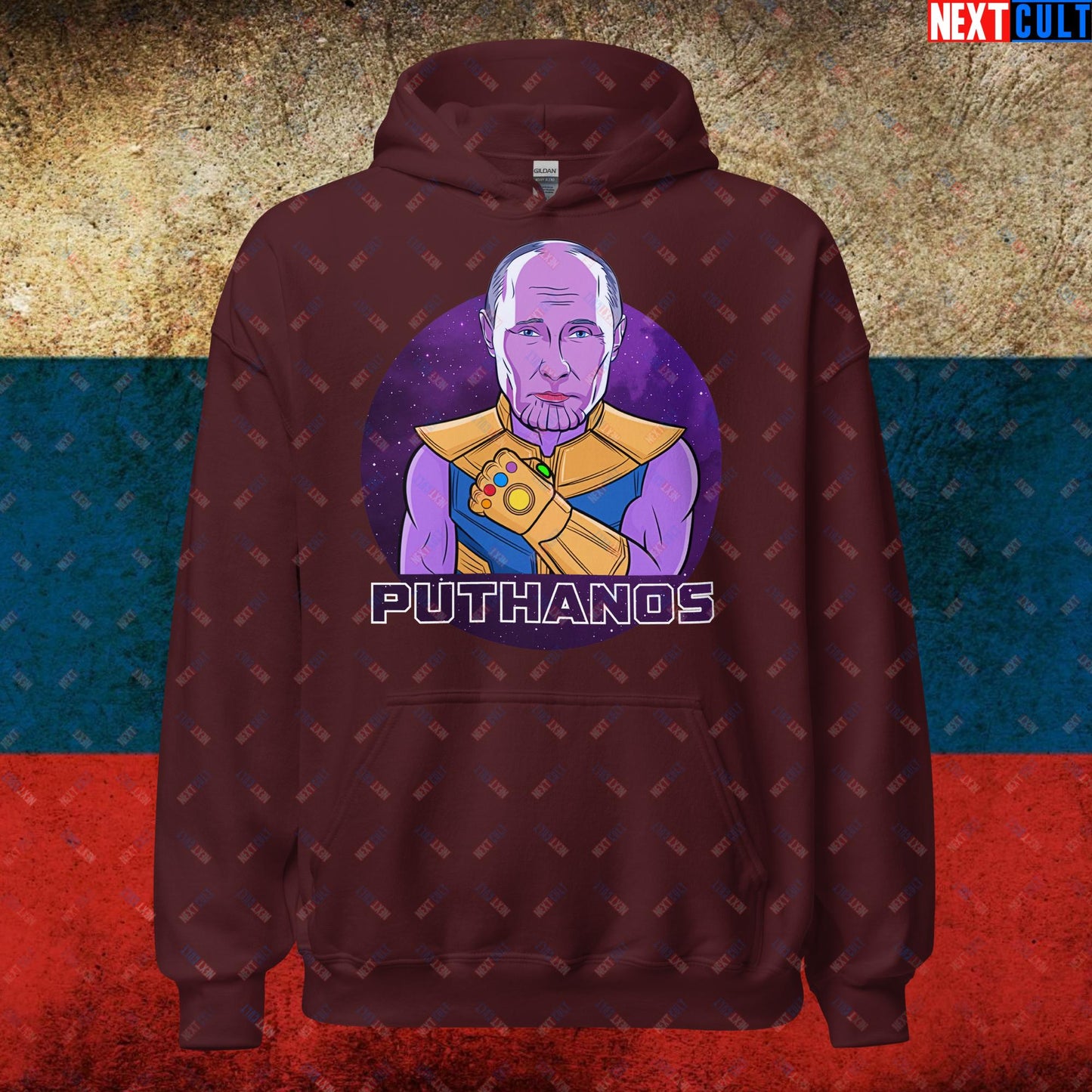 Anti Vladimir Putin Thanos Unisex Hoodie Next Cult Brand