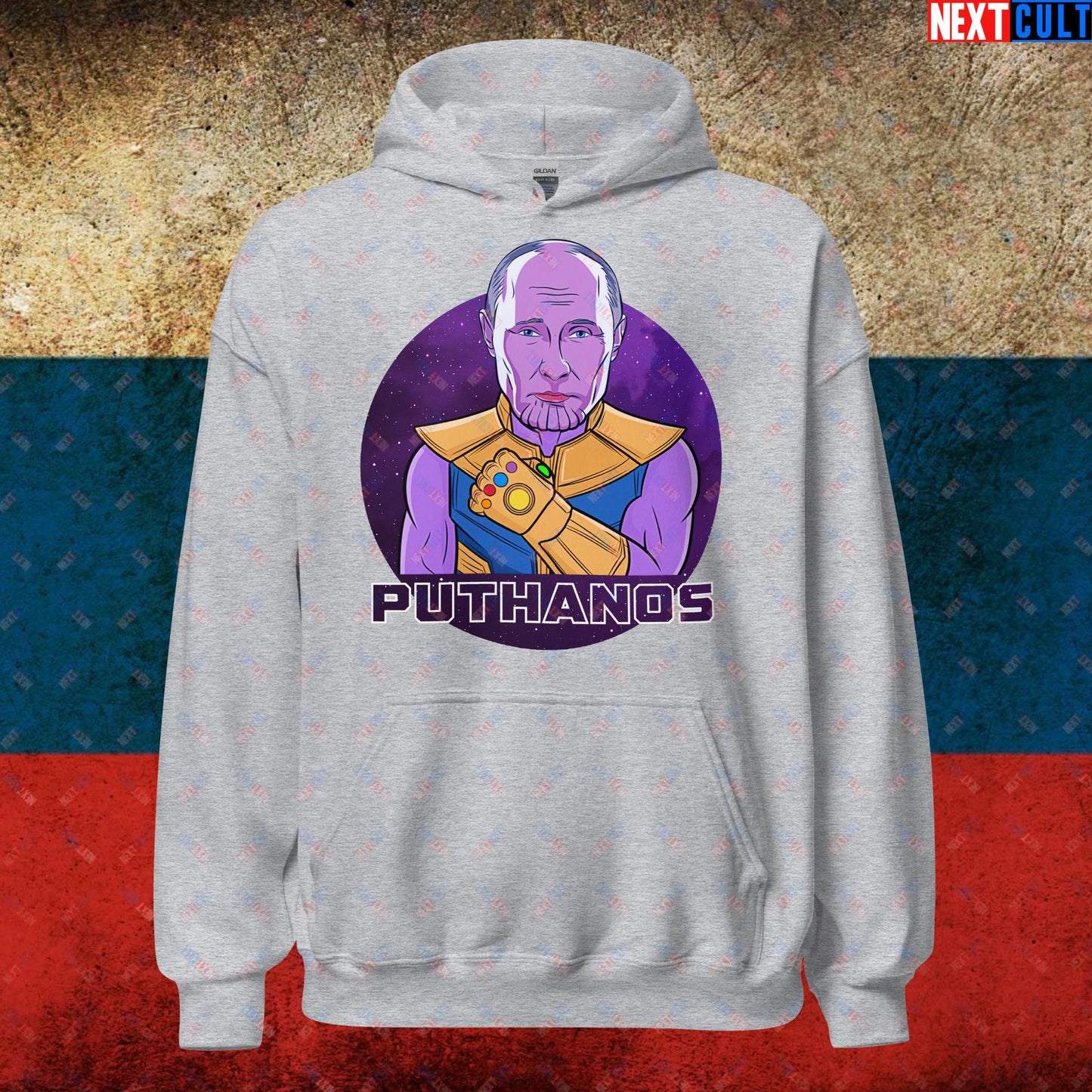 Anti Vladimir Putin Thanos Unisex Hoodie Next Cult Brand