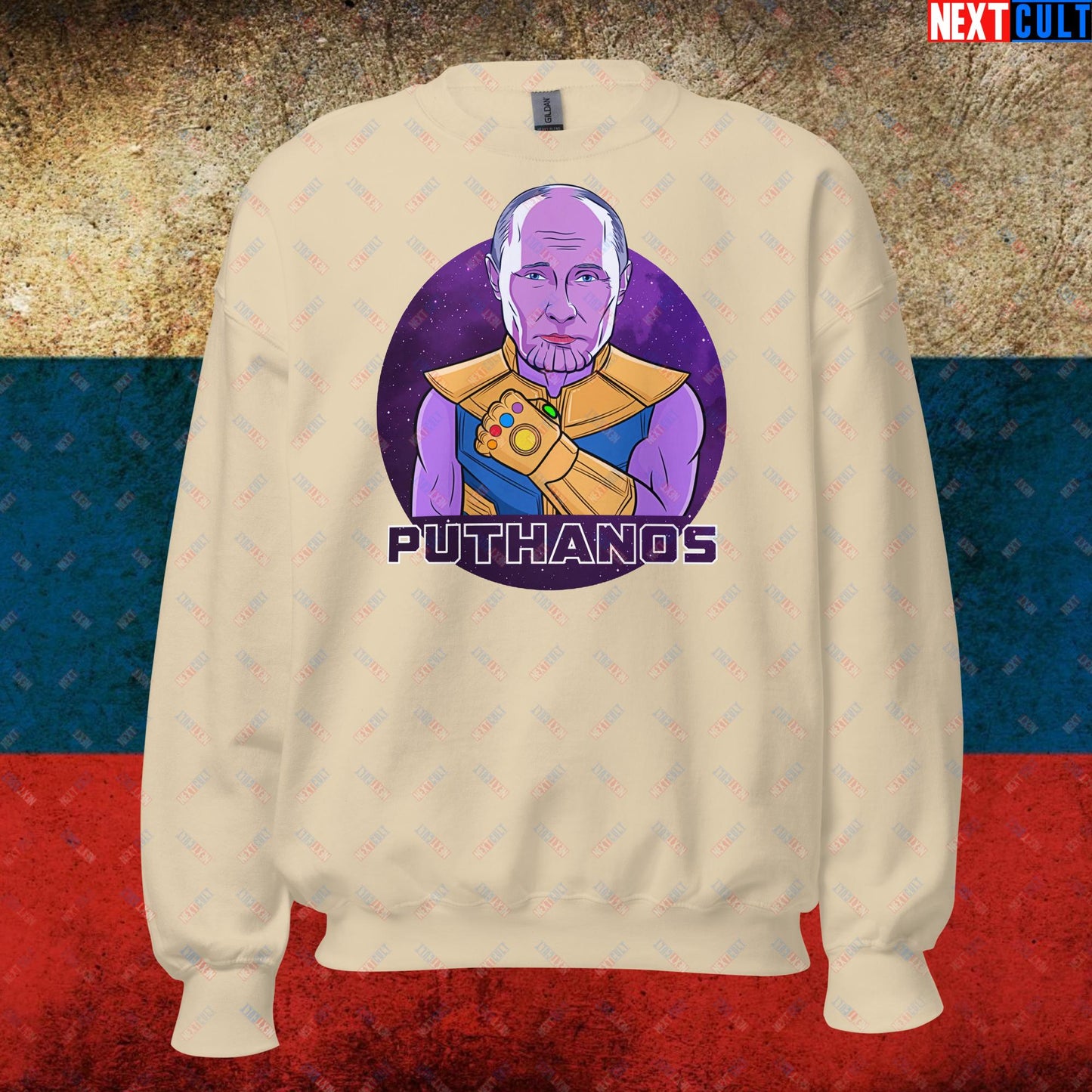 Anti Vladimir Putin Thanos Unisex Sweatshirt Next Cult Brand