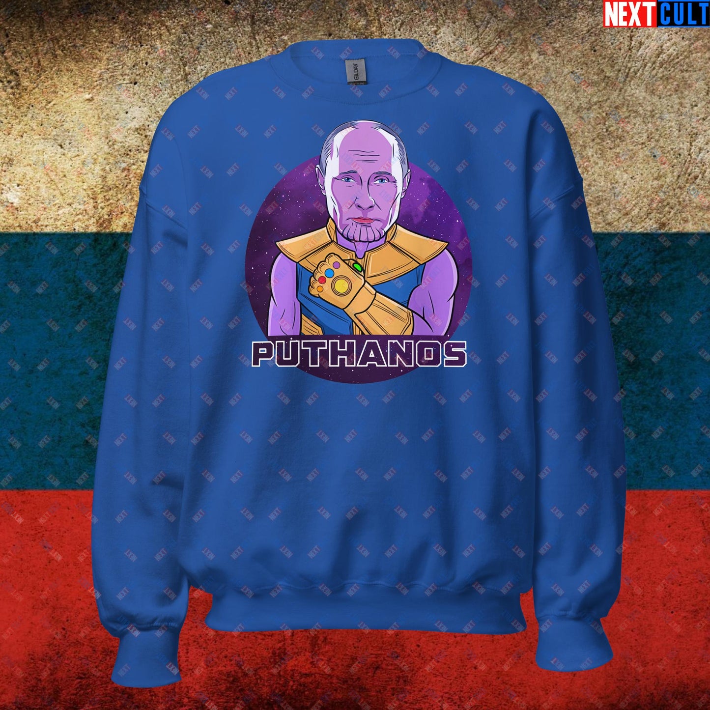 Anti Vladimir Putin Thanos Unisex Sweatshirt Next Cult Brand