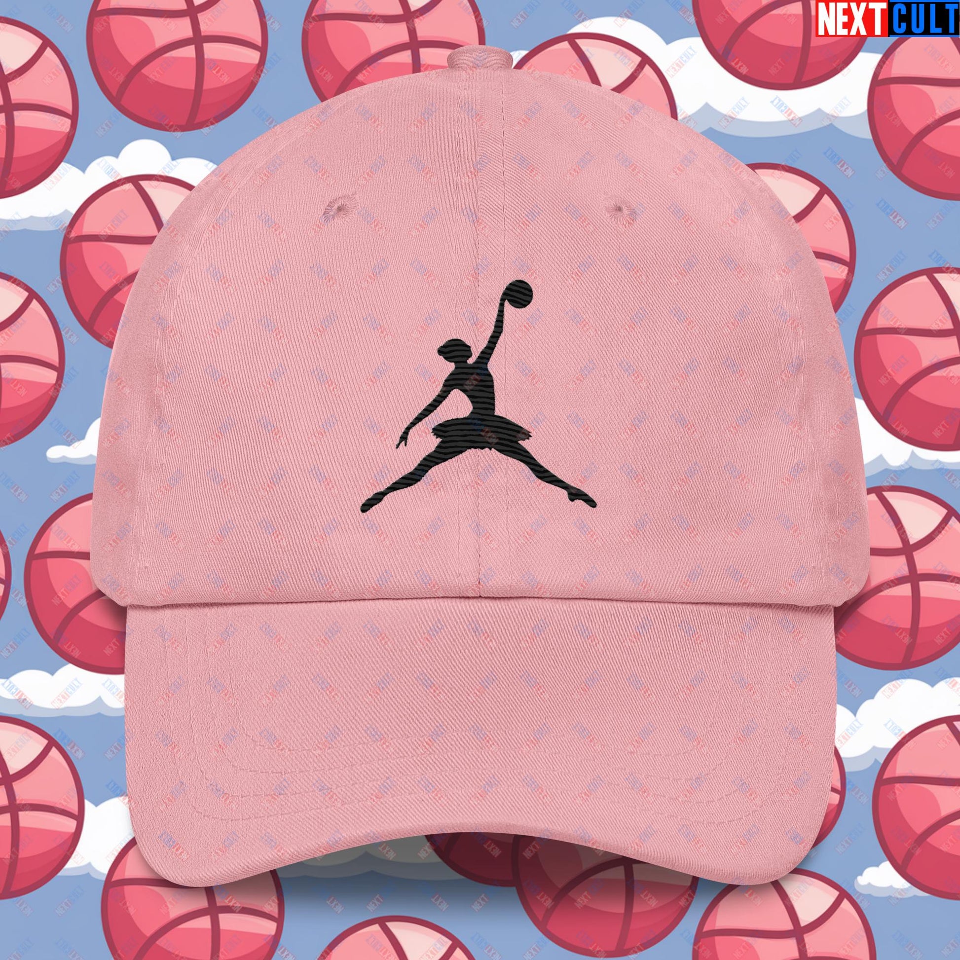 BALLERina Girl's Basketball Ballet Air Ballerina Women's Basketball Cute Dad hat Pink Hats Basketball WNBA Next Cult Brand