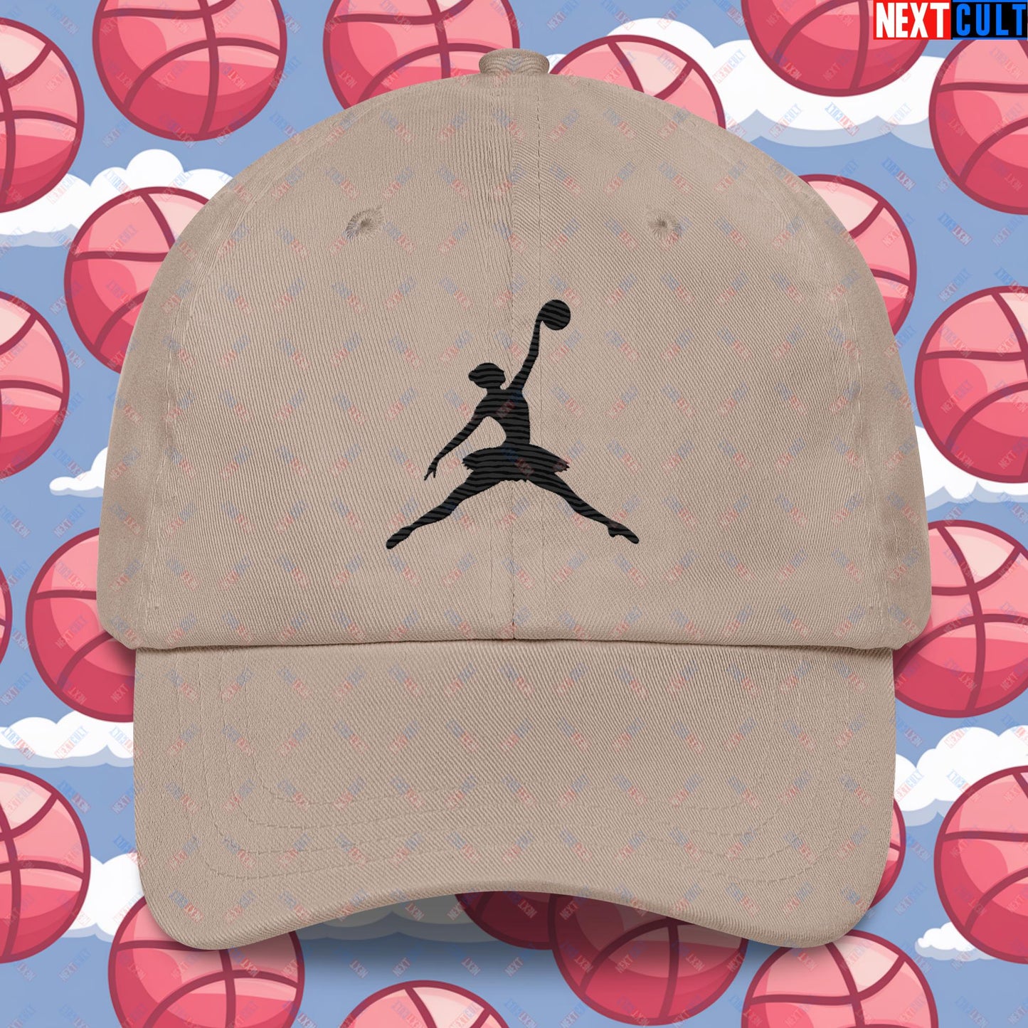 BALLERina Girl's Basketball Ballet Air Ballerina Women's Basketball Cute Dad hat Stone Hats Basketball WNBA Next Cult Brand