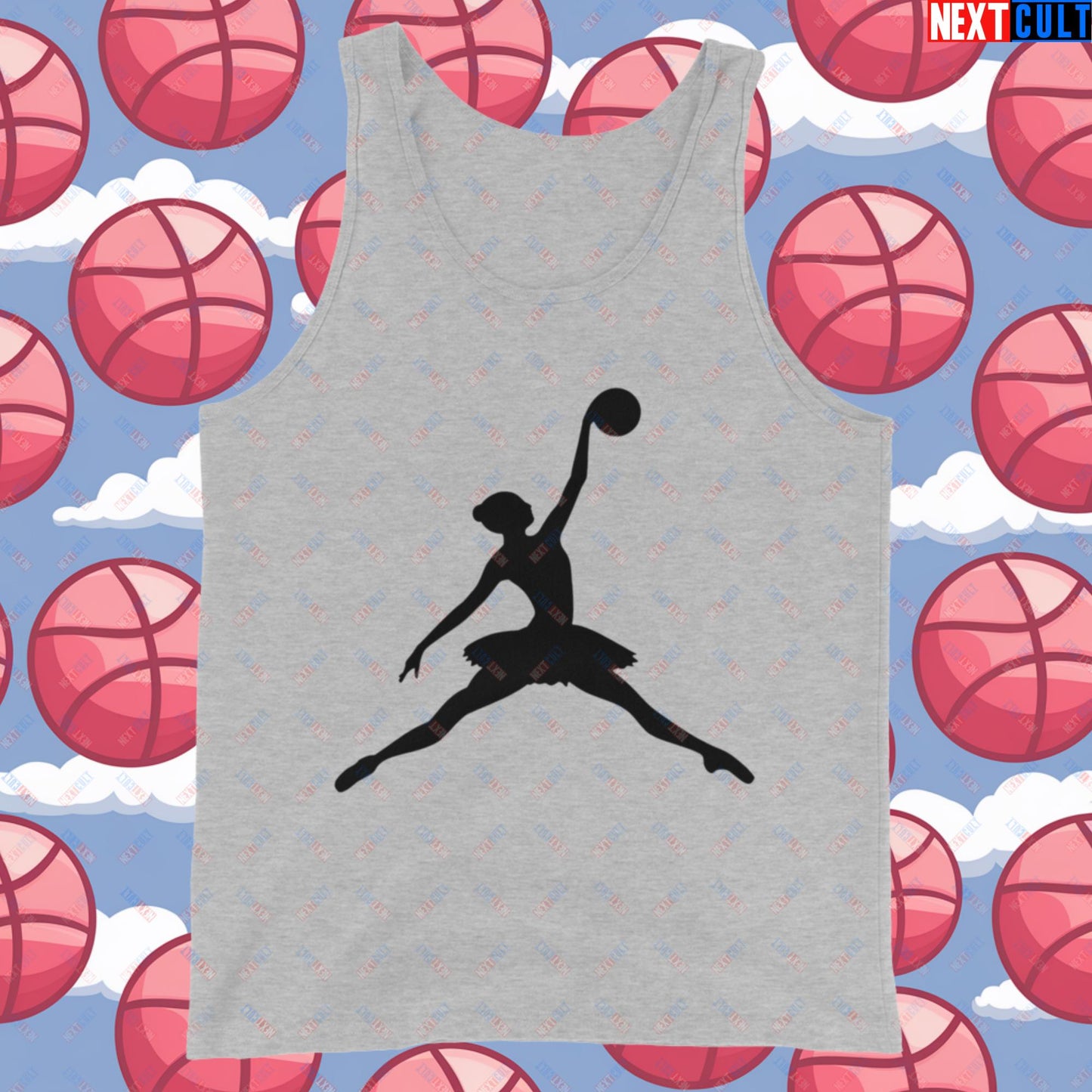 BALLERina Girl's Basketball Ballet Air Ballerina Women's Basketball Cute Tank Top Next Cult Brand