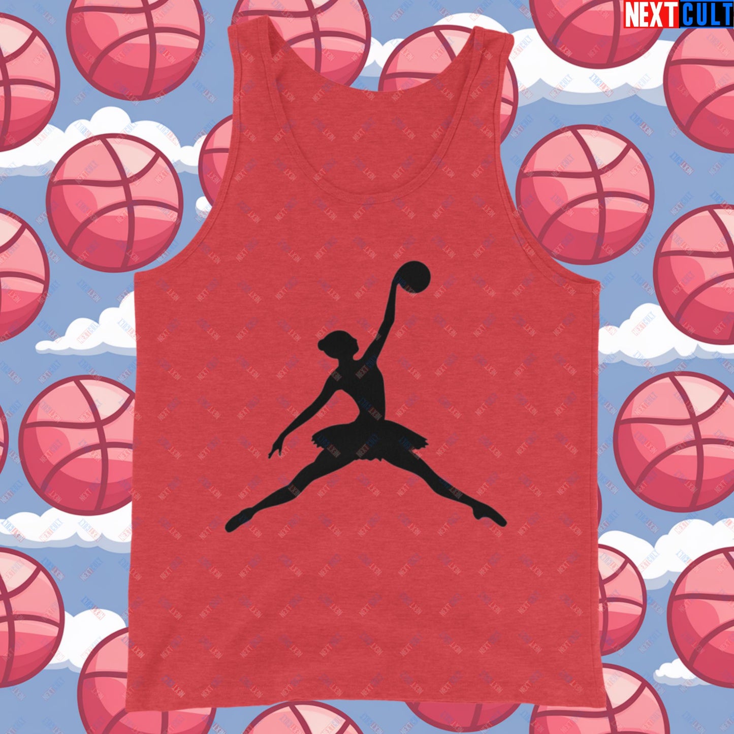 BALLERina Girl's Basketball Ballet Air Ballerina Women's Basketball Cute Tank Top Next Cult Brand