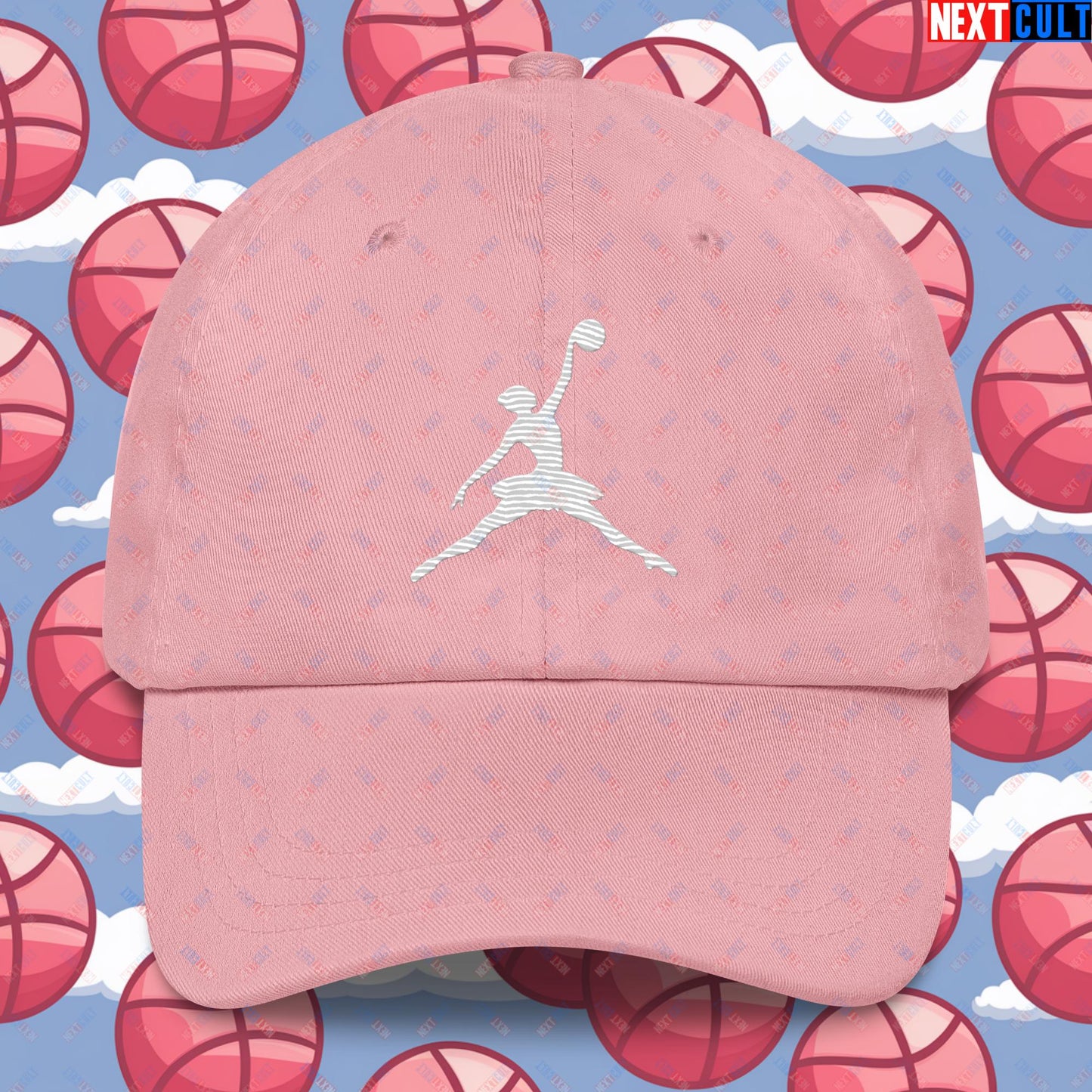 BALLERina Girl's Basketball Ballet Air Ballerina Women's Basketball Funny Dad hat Pink Hats Basketball WNBA Next Cult Brand