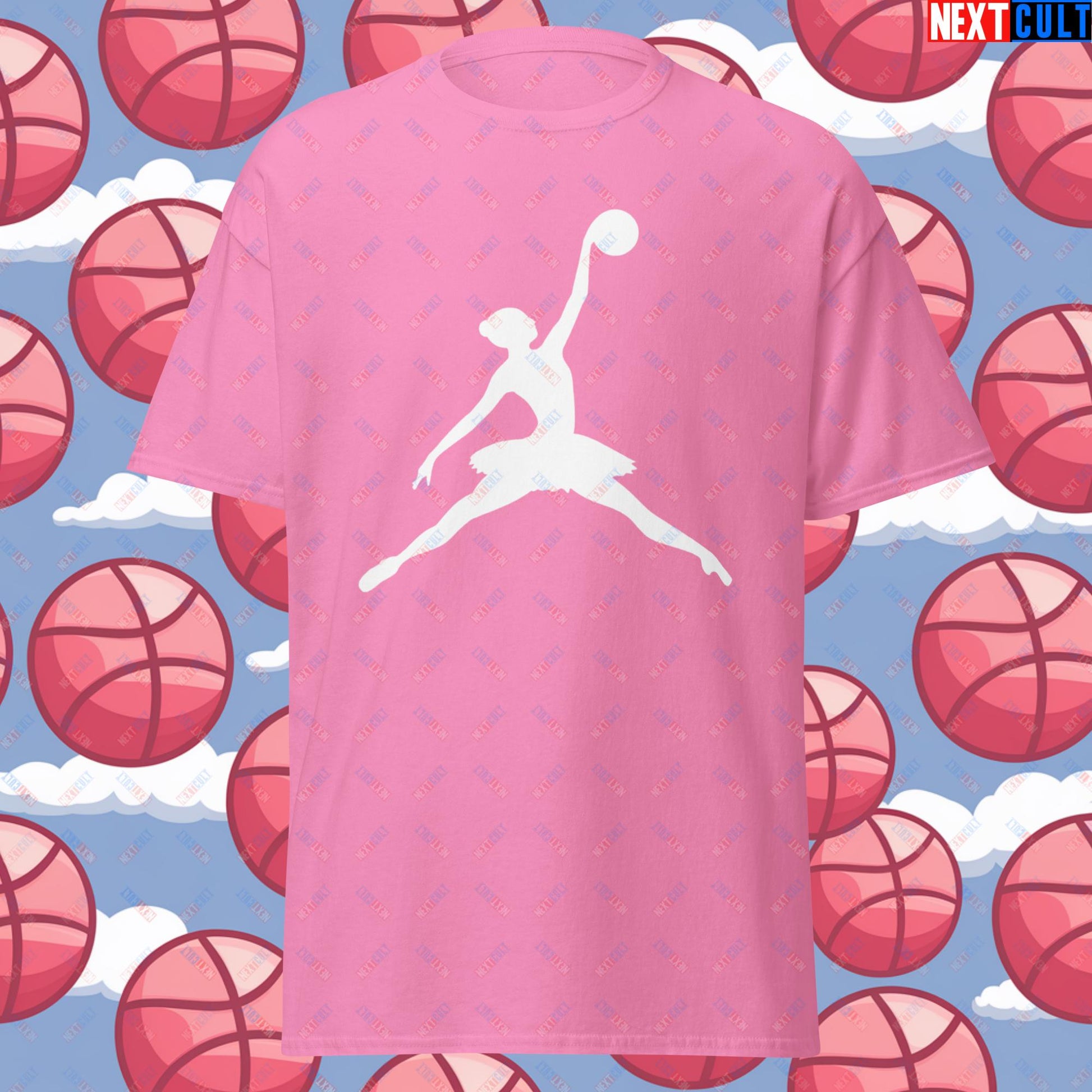 BALLERina Girl's Basketball Ballet Air Ballerina Women's Basketball Funny Unisex tee Azalea T-shirts Basketball WNBA Next Cult Brand