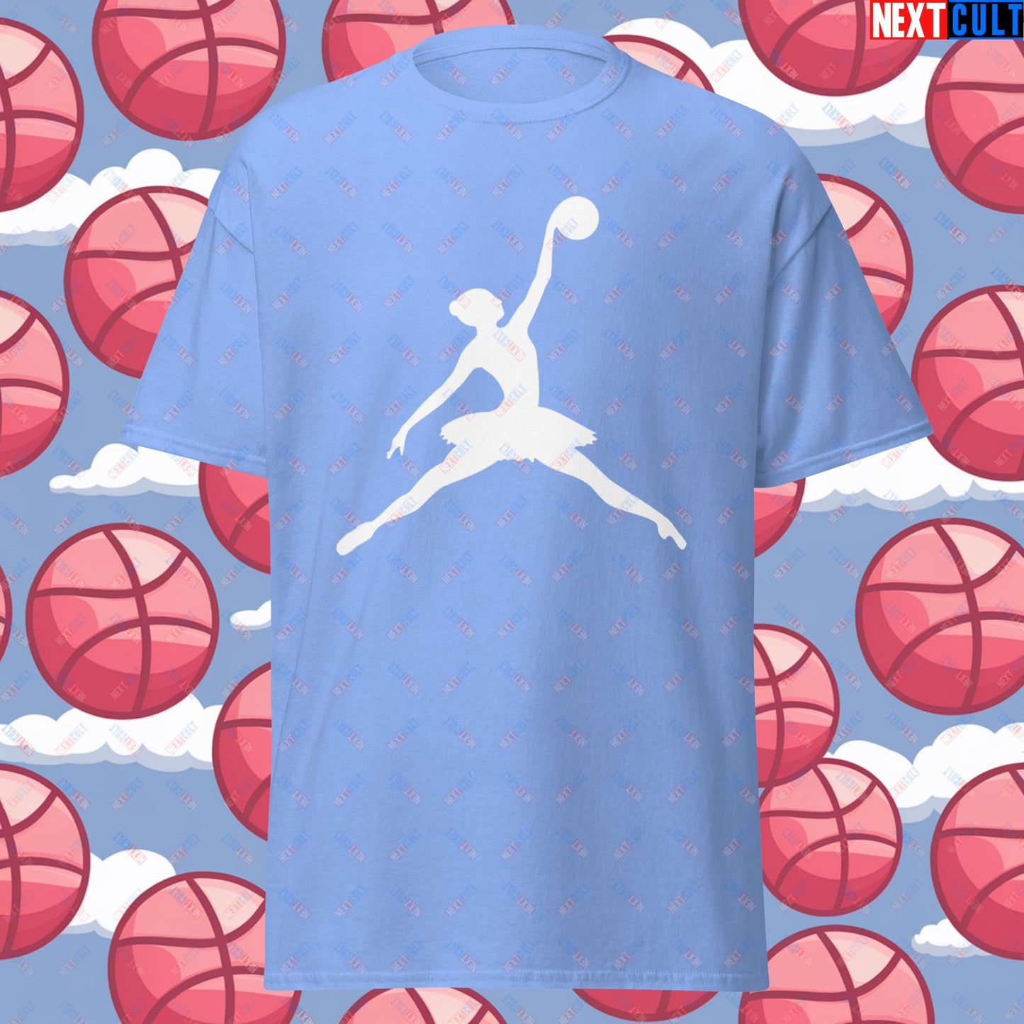 BALLERina Girl's Basketball Ballet Air Ballerina Women's Basketball Funny Unisex tee Next Cult Brand