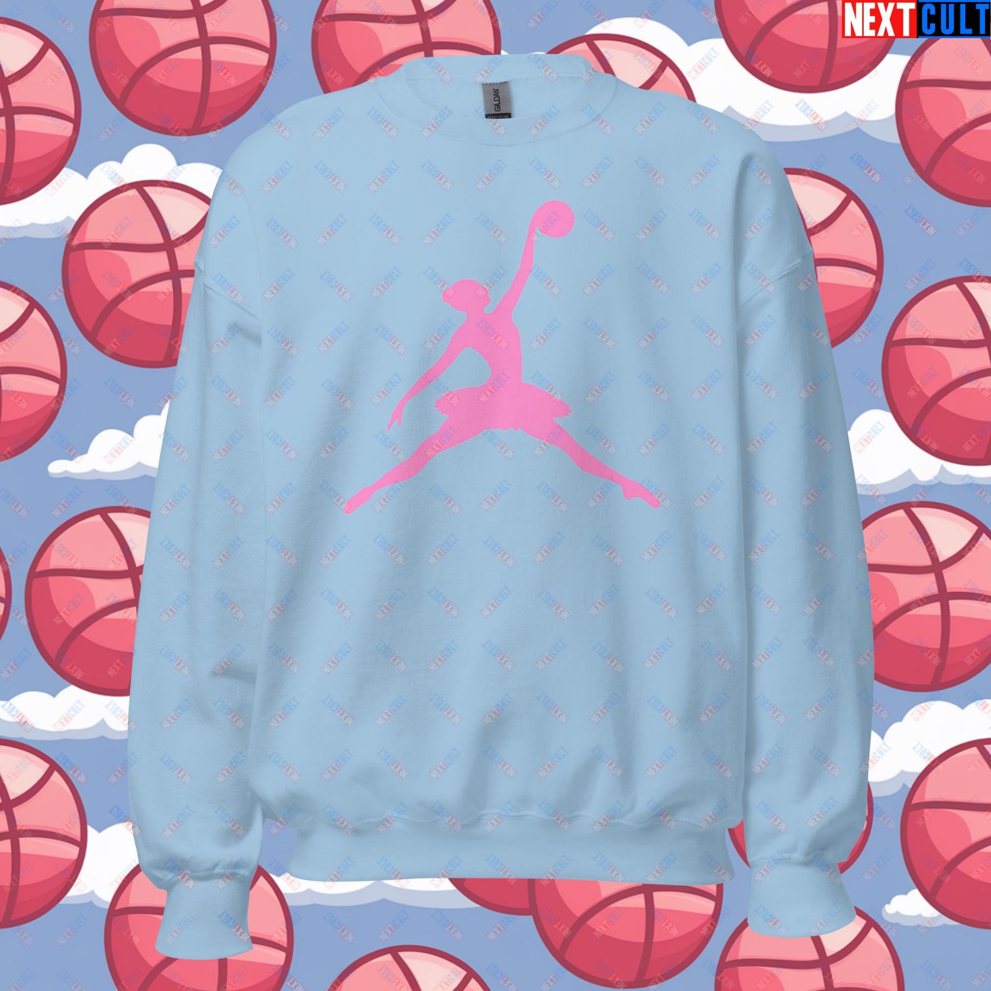 BALLERina Girl's Basketball Ballet Air Ballerina Women's Basketball Unisex Sweatshirt Next Cult Brand